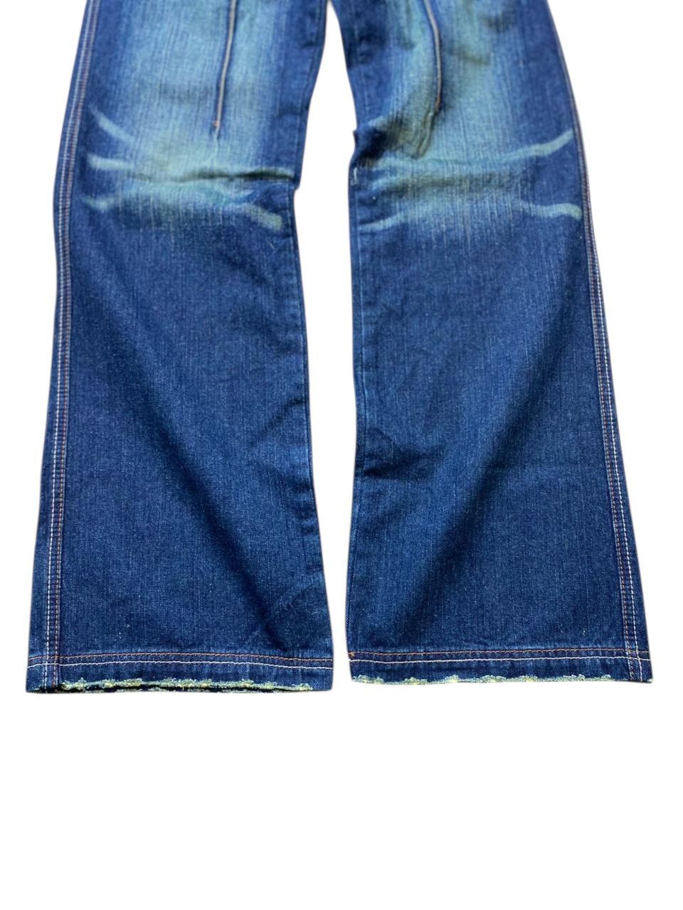Beauty Beast 2000s Gozo Japanese Lgb Style Multizipper Faded Baggy Jeans Size US 29 - 7 Thumbnail