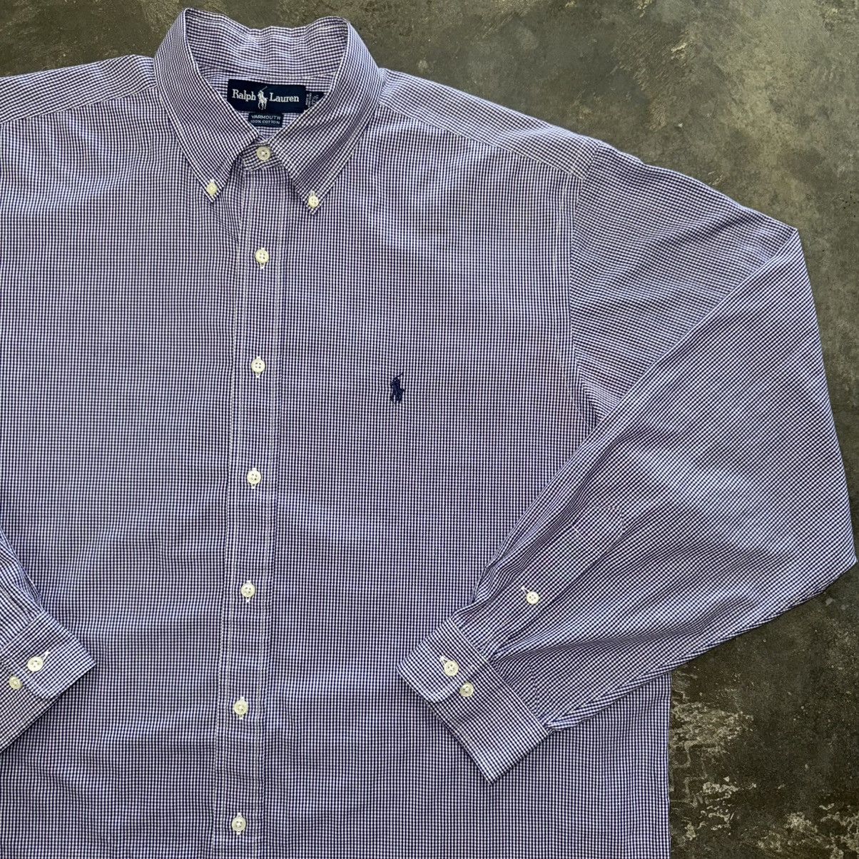 Polo Ralph Lauren Vintage Polo Ralph Lauren Yarmouth gingham dress shirt Size US XL / EU 56 / 4 - 2 Thumbnail