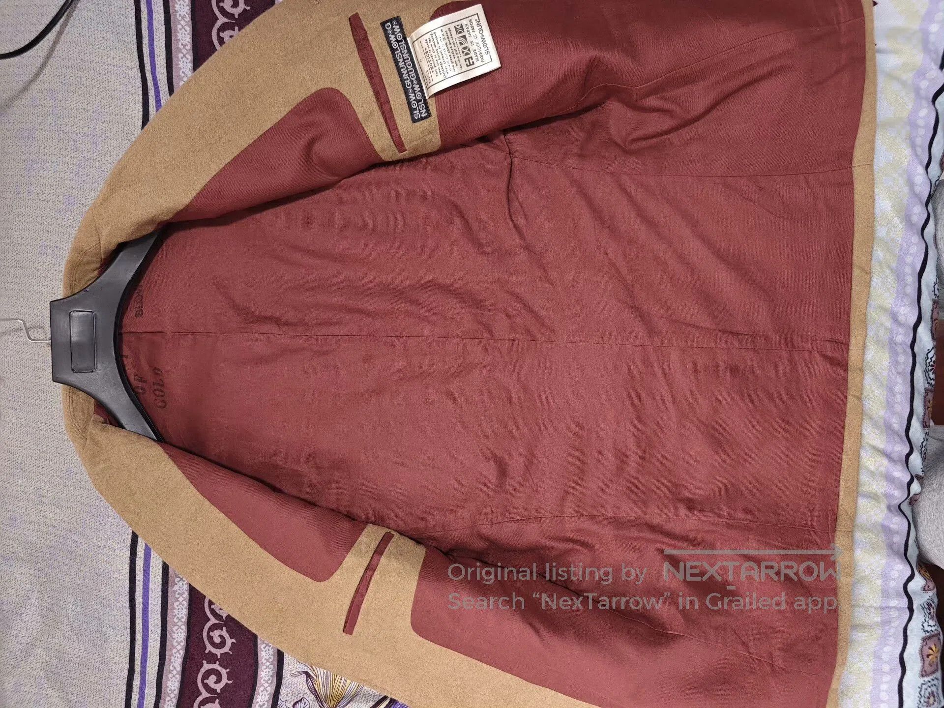 Japanese Brand Japanese Designer Beige Blazer Jacket. Size US L / EU 52-54 / 3 - 6 Thumbnail