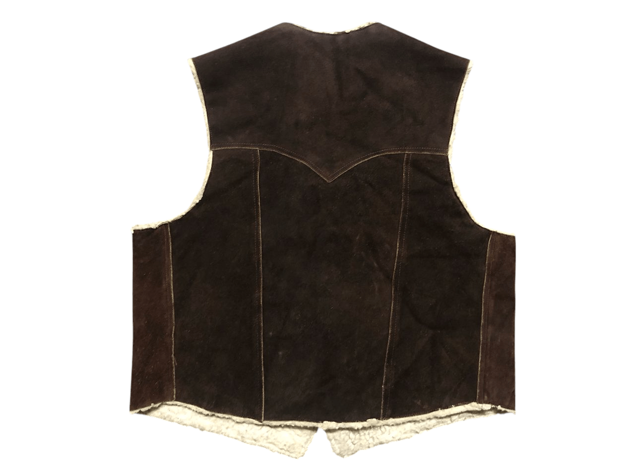 Genuine Leather × Leather × Vintage VINTAGE LEATHER MADE IN MEXICO WESTERN STYLE BROWN VEST Size US M / EU 48-50 / 2 - 2 Thumbnail