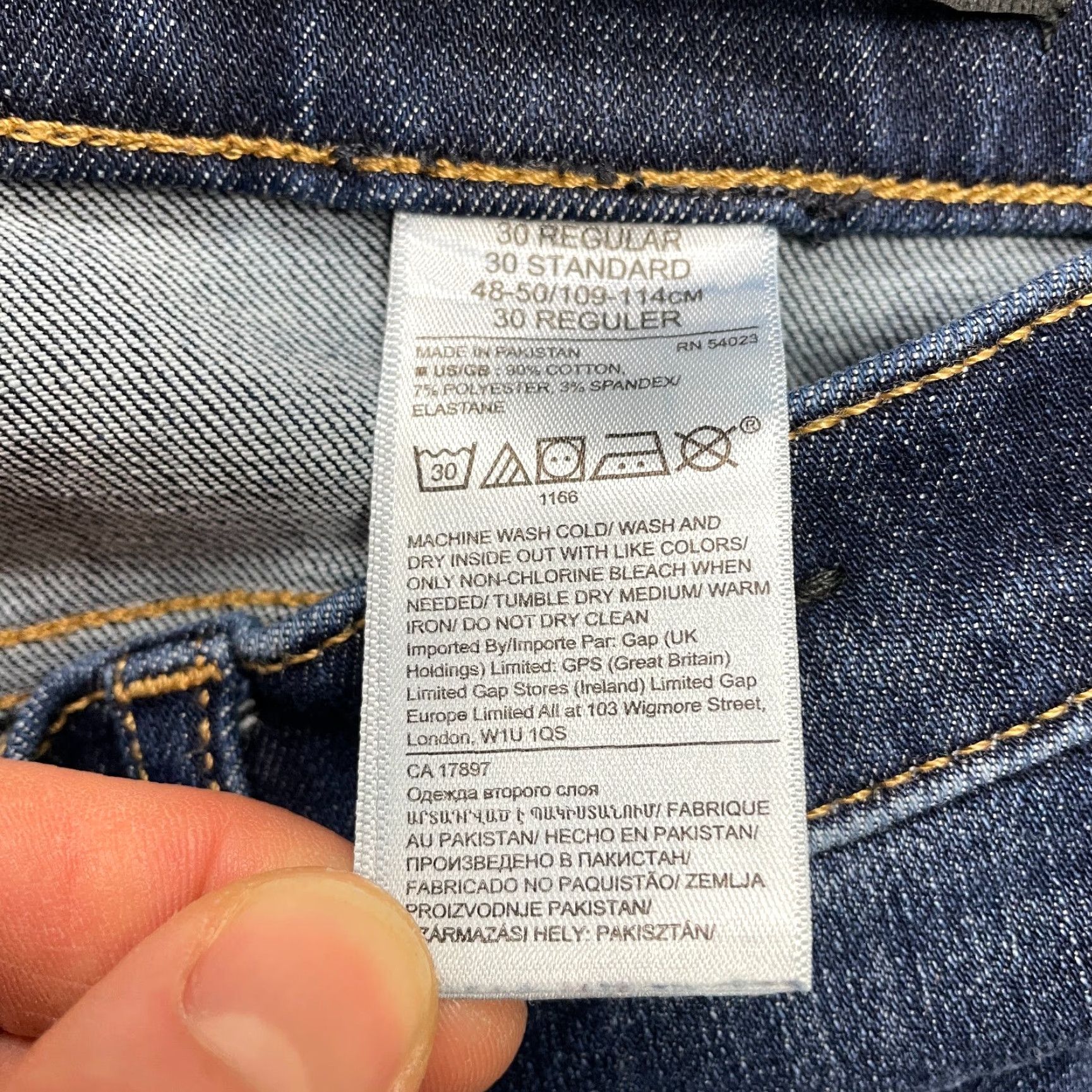 Banana Republic VINTAGE Banana Republic Jeans Haig Blue Dark Wash Womens 30 Reg Skinny Mid Rise 5-Pocket Denim Stretch Size 24" / US 00 / IT 34 - 5 Thumbnail
