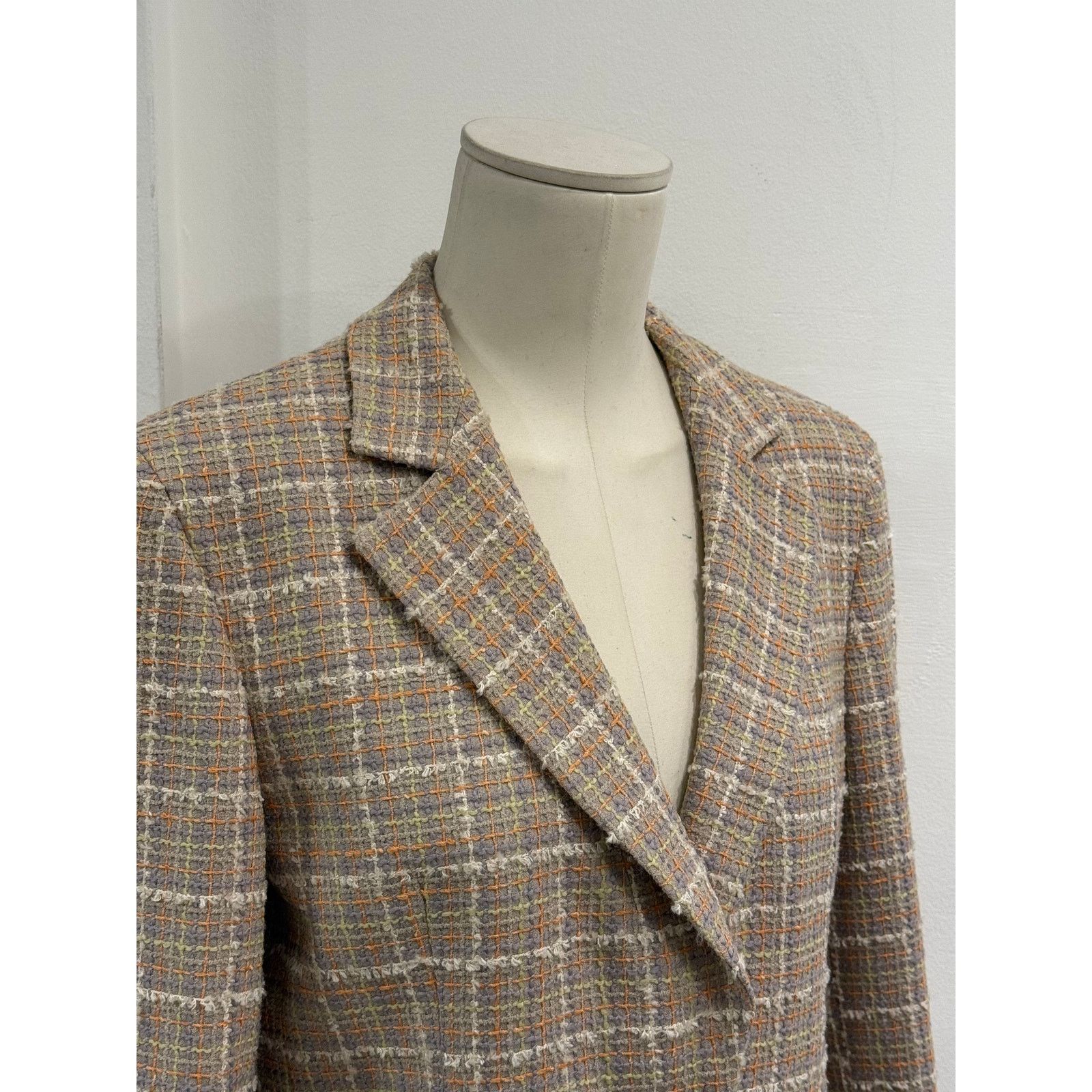 Salvatore Ferragamo 1990s Salvatore Ferragamo checked wool coat Size L / US 10 / IT 46 - 8 Thumbnail