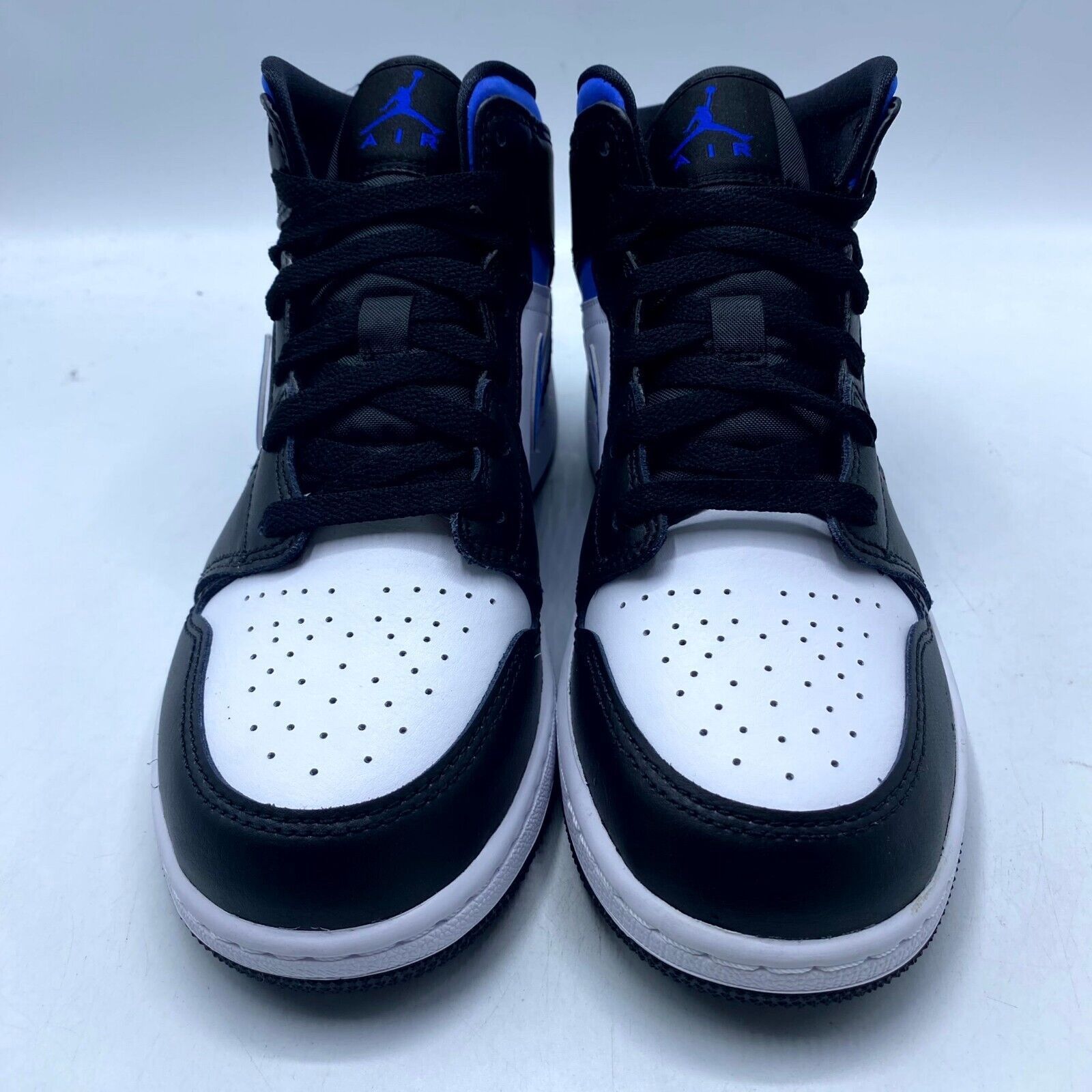 Nike NEW Nike Air Jordan 1 Mid GS Racer Blue 554725-140 Youth Size US 5.5 / EU 38 - 4 Thumbnail