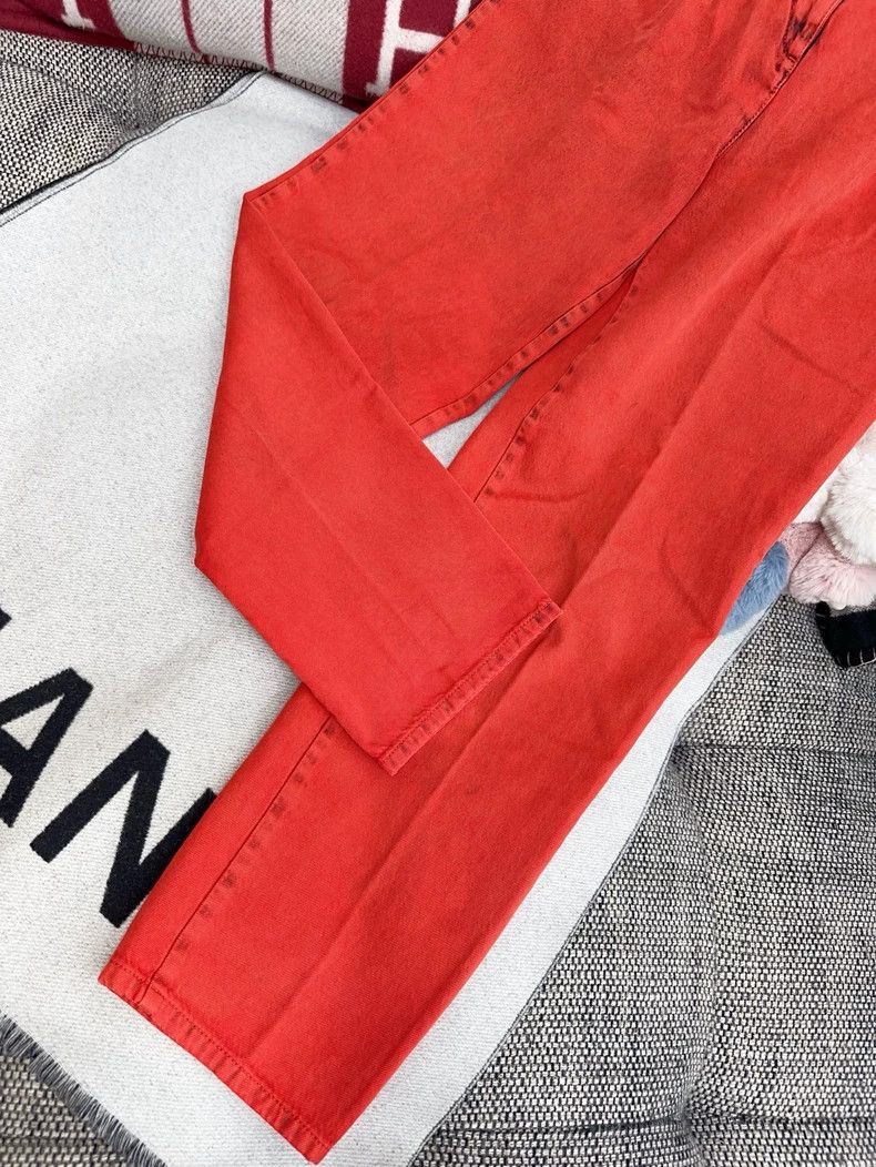 Other Chanel 20s spring and summer red old vintage jeans Size 25" / US 0 / IT 36 - 7 Thumbnail
