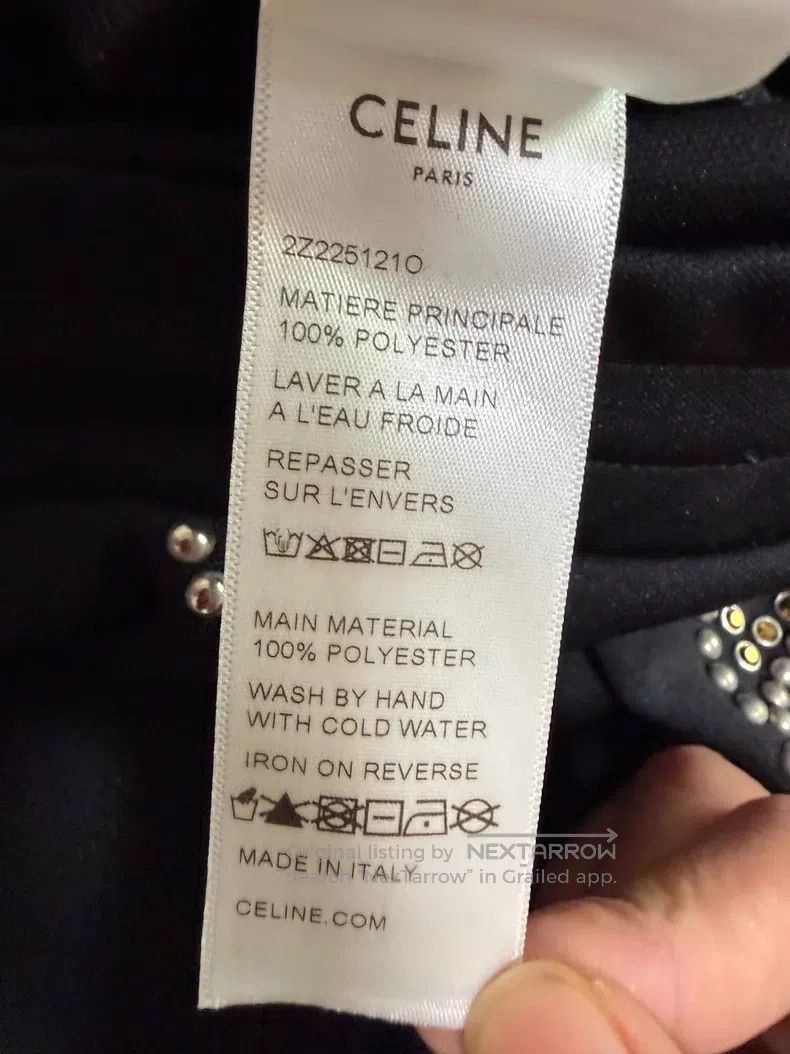 Celine Celine size S Four Claws Studs Diamond Logo Casual Pants i Size US 27 - 6 Thumbnail