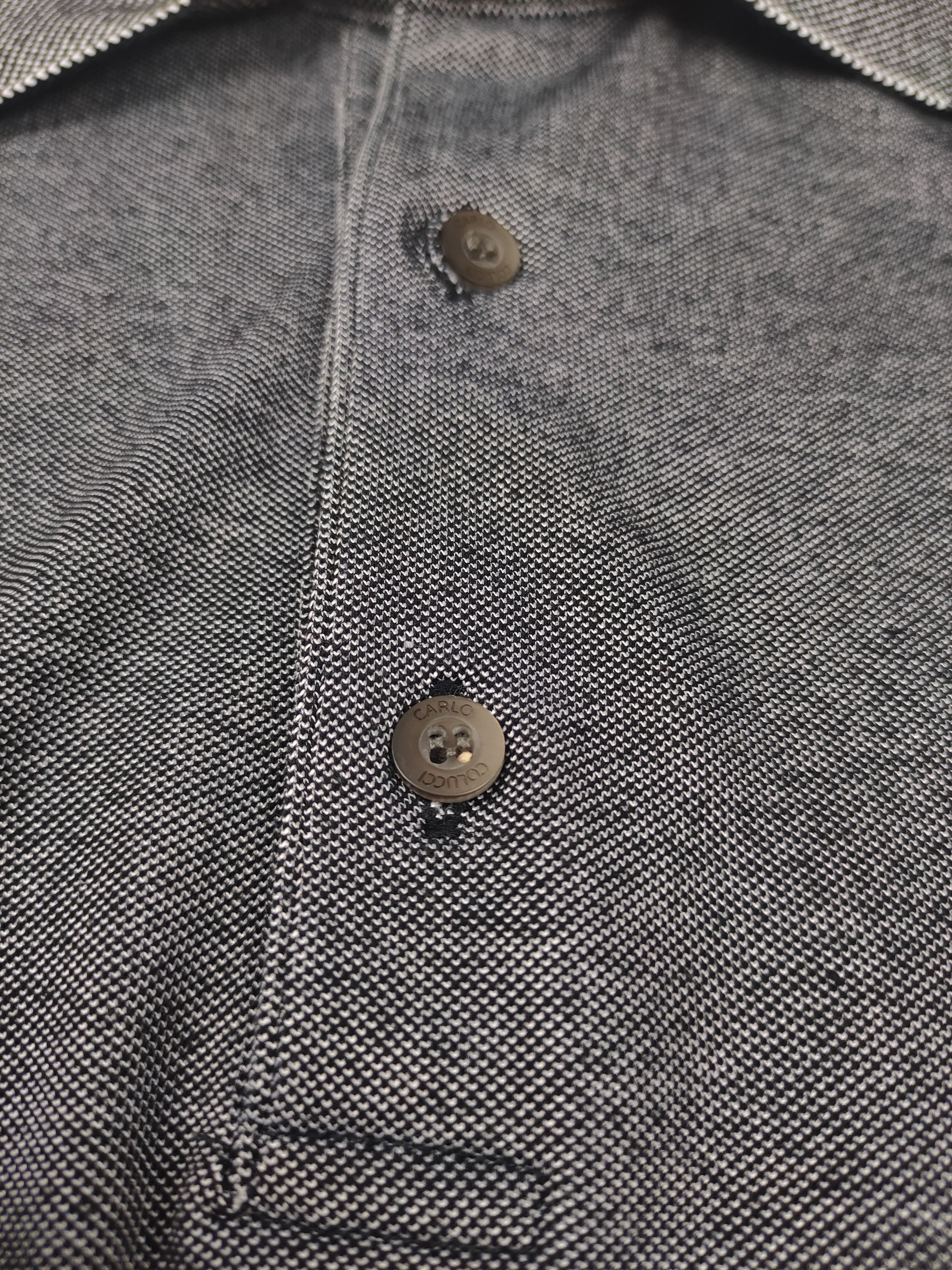 Carlo Colucci Carlo Colucci Long Sleeve Polo Shirt Dark Grey / Graphite Size US M / EU 48-50 / 2 - 4 Thumbnail