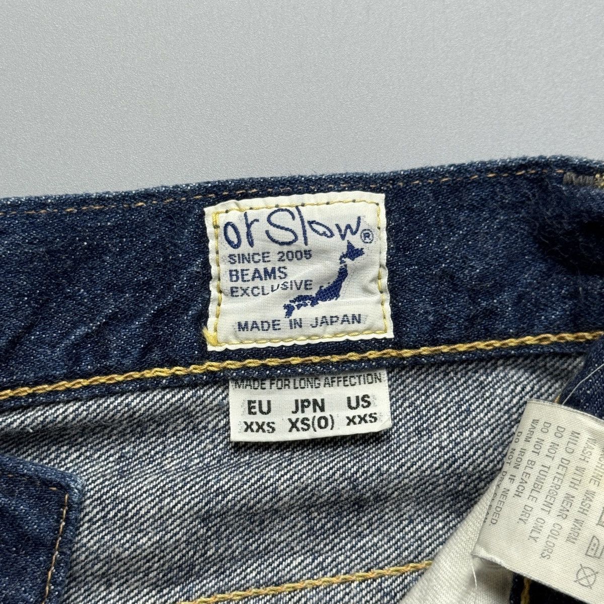 Beams Plus × Orslow Orslow x Beams Japan - Selvedge 701ZBB Blue Denim Pants Size US 26 / EU 42 - 14 Thumbnail