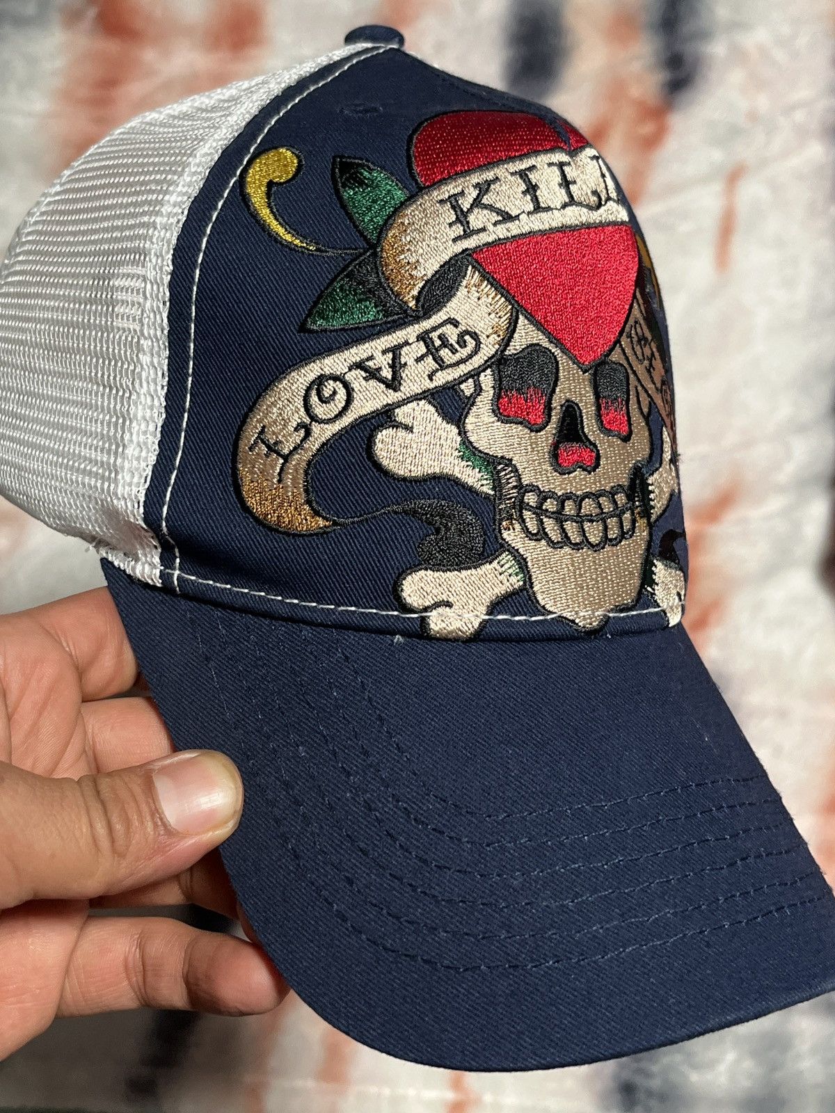 Ed Hardy Ed hardy “Love Kills Slowly” trucker hat Size ONE SIZE - 5 Thumbnail