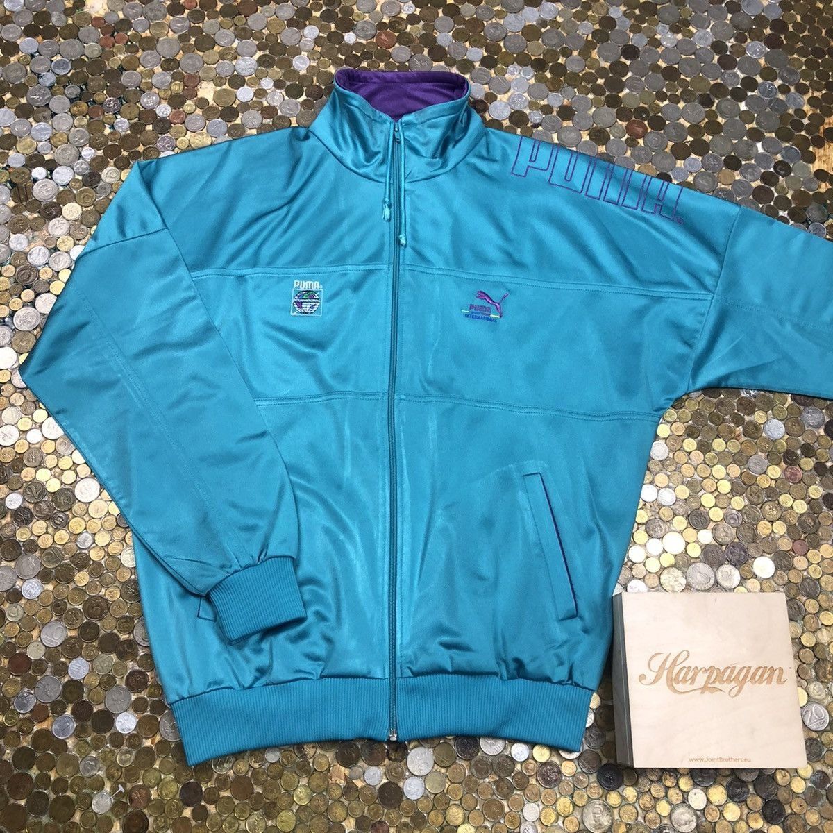 Puma Puma International zip sweatshirt tracksuit Size US L / EU 52-54 / 3 - 1 Thumbnail
