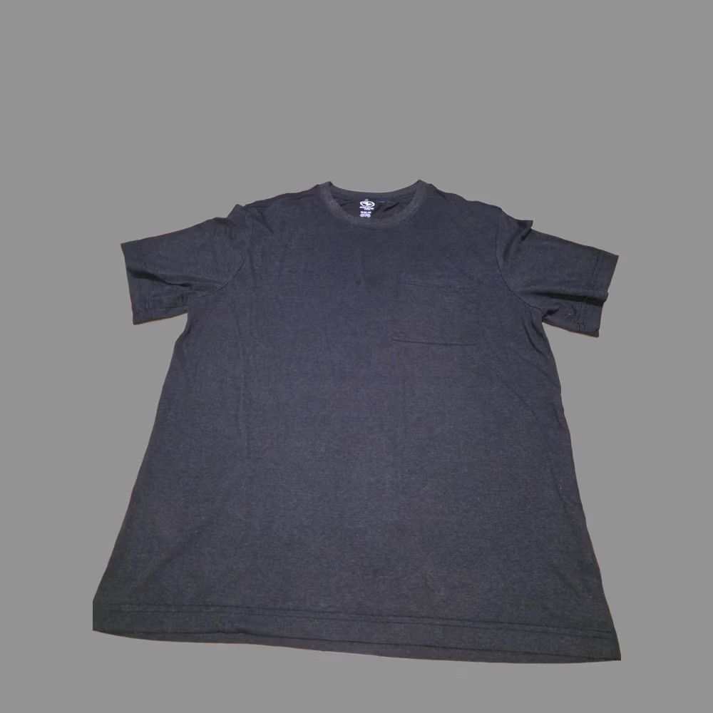 Athletic Works Athletic Works T-Shirt Men's M Black Cotton Short Sleeve Crew Neck Pocket Shirt Size US M / EU 48-50 / 2 - 1 Thumbnail