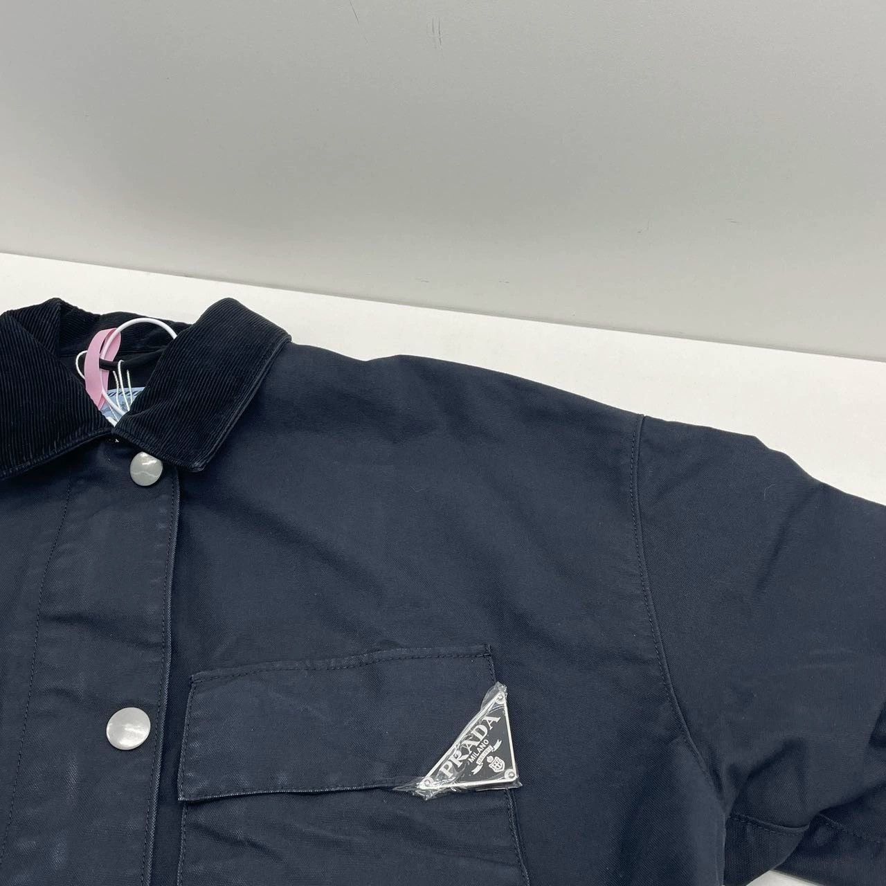 Prada Prada Black Long Sleeve Denim Jacket -2505 Size US M / EU 48-50 / 2 - 3 Thumbnail