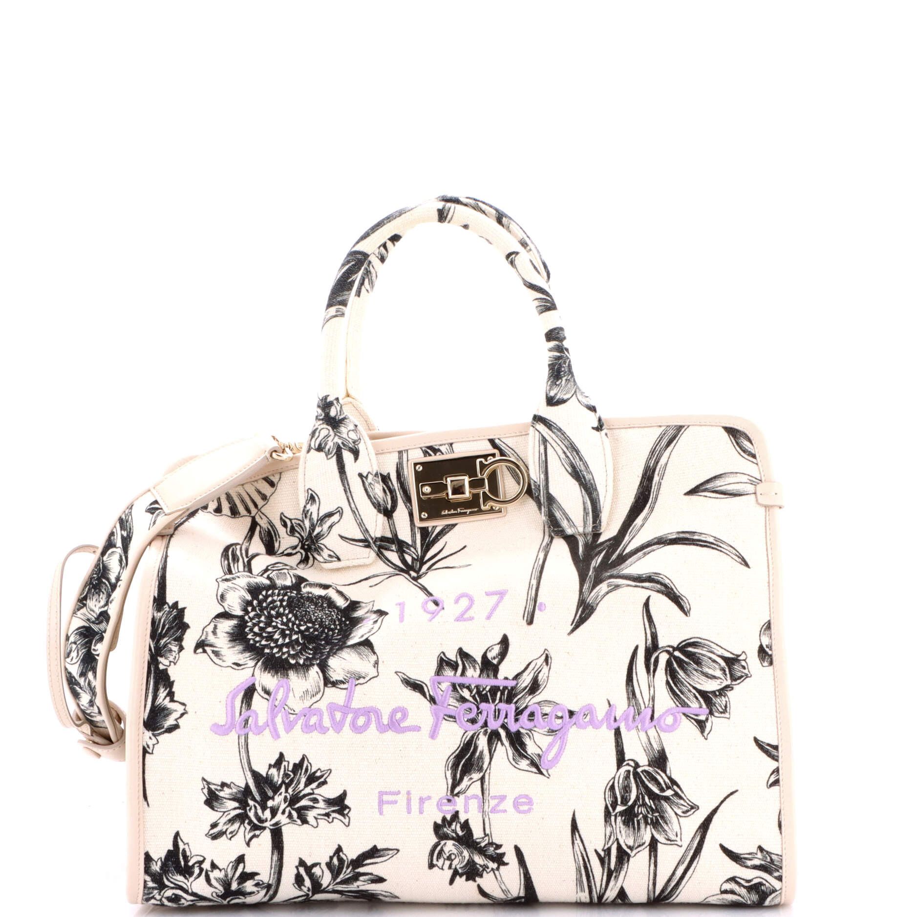 Salvatore Ferragamo Studio Logo Satchel Size ONE SIZE - 1 Thumbnail