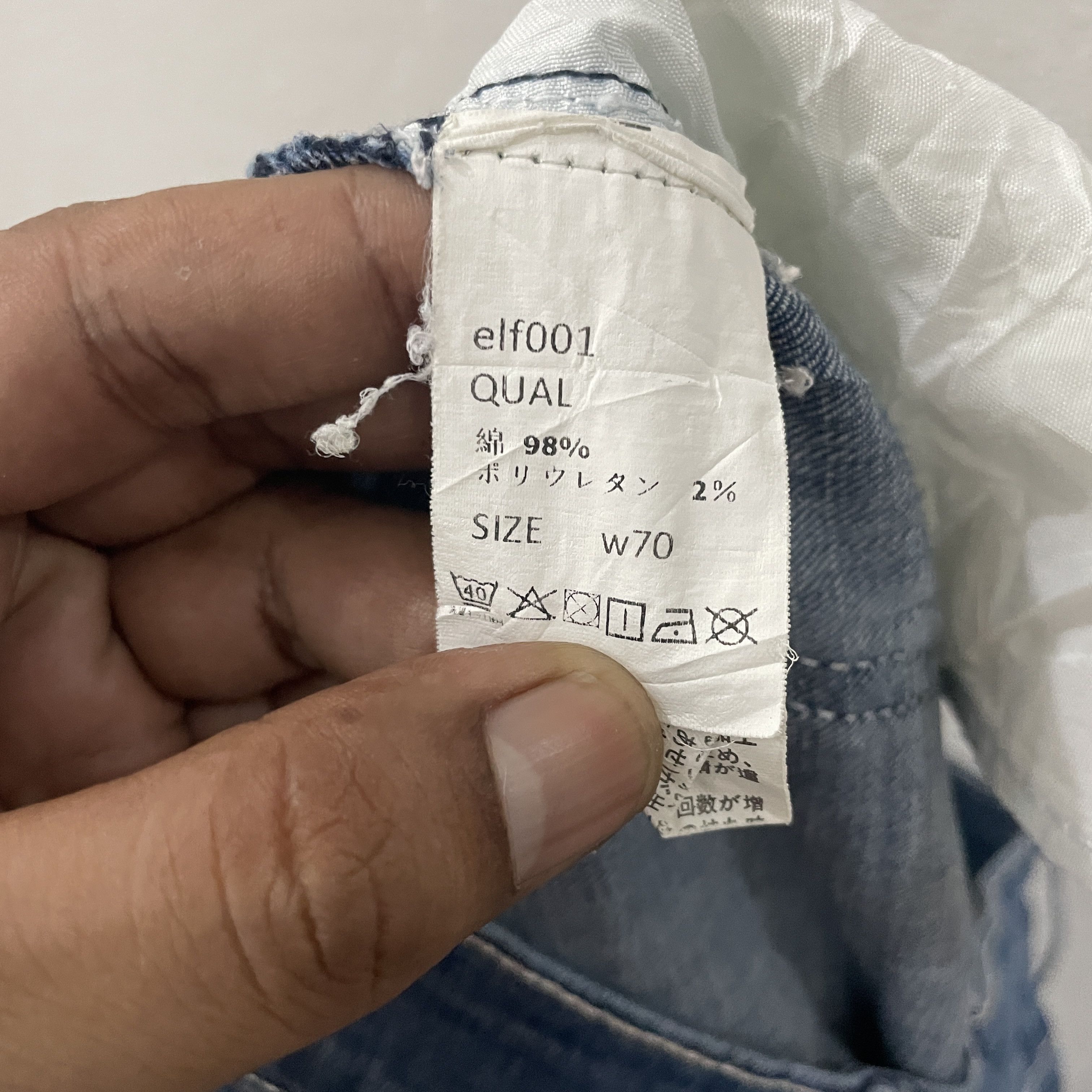 Japanese Brand Vintage Japanese Designer Distressed Denim Size US 33 - 5 Thumbnail