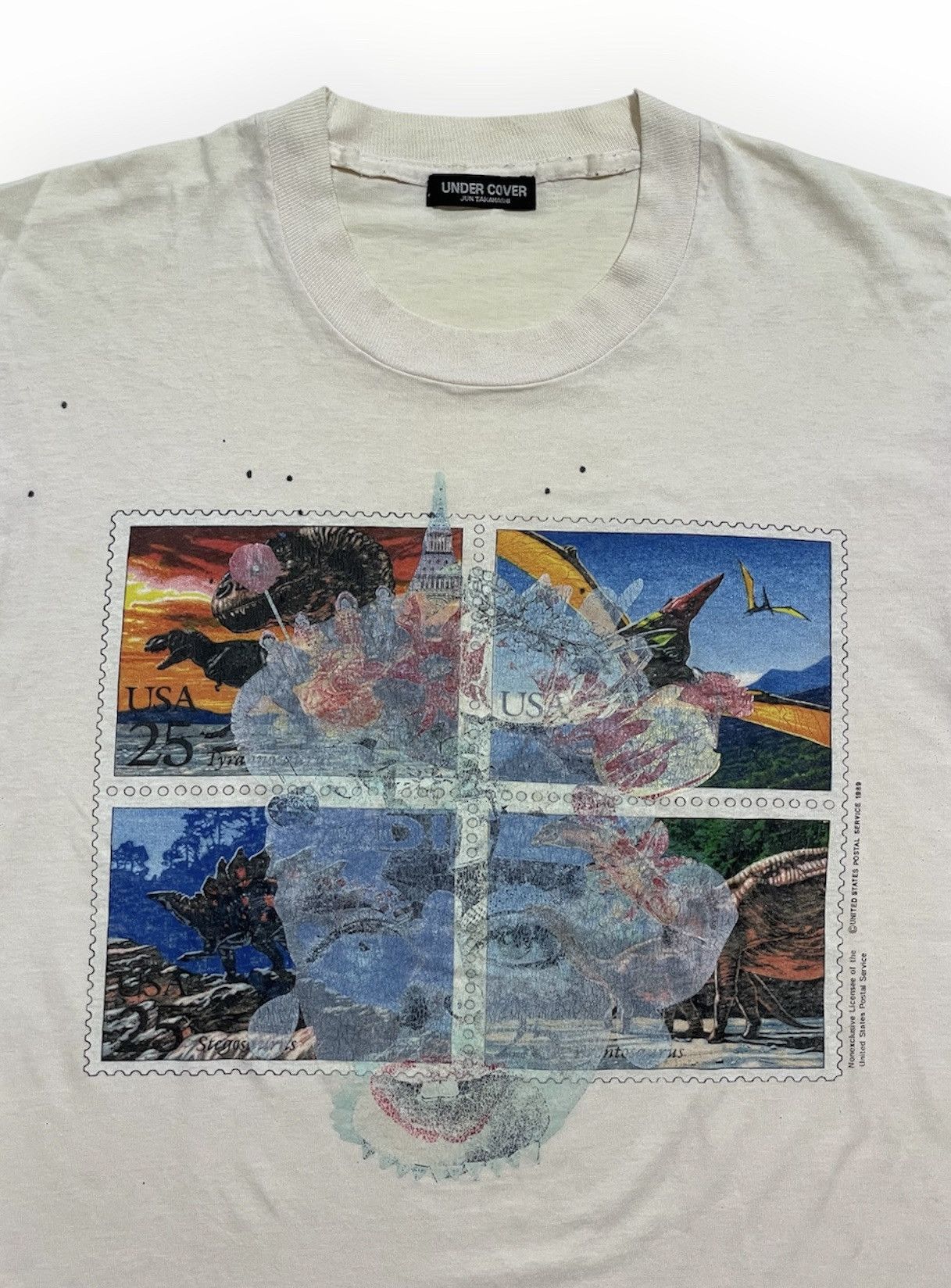 Undercover Archive Undercover USPS Stamp Overlay T-Shirt Size US L / EU 52-54 / 3 - 2 Thumbnail