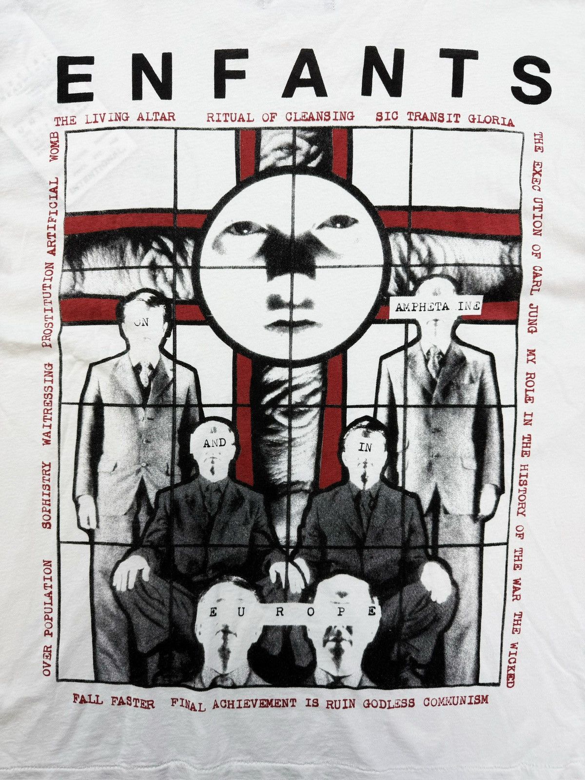 Enfants Riches Deprimes Enfants Riches Deprimes ‘Ritual Prayer’ White Graphic T-Shirt Size US M / EU 48-50 / 2 - 2 Thumbnail