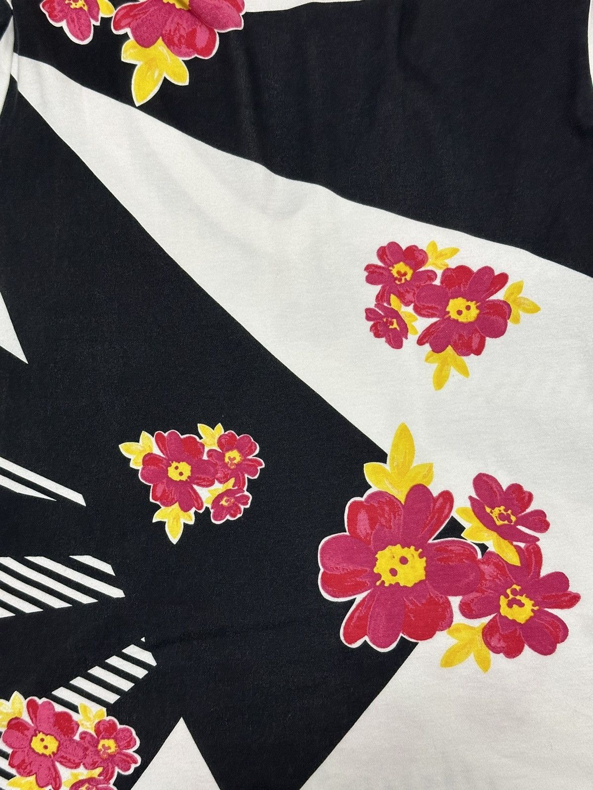 Dior CHRISTIAN DIOR S/S 2004 Dior Dolls Striped Floral T-Shirt Size L / US 10 / IT 46 - 4 Thumbnail