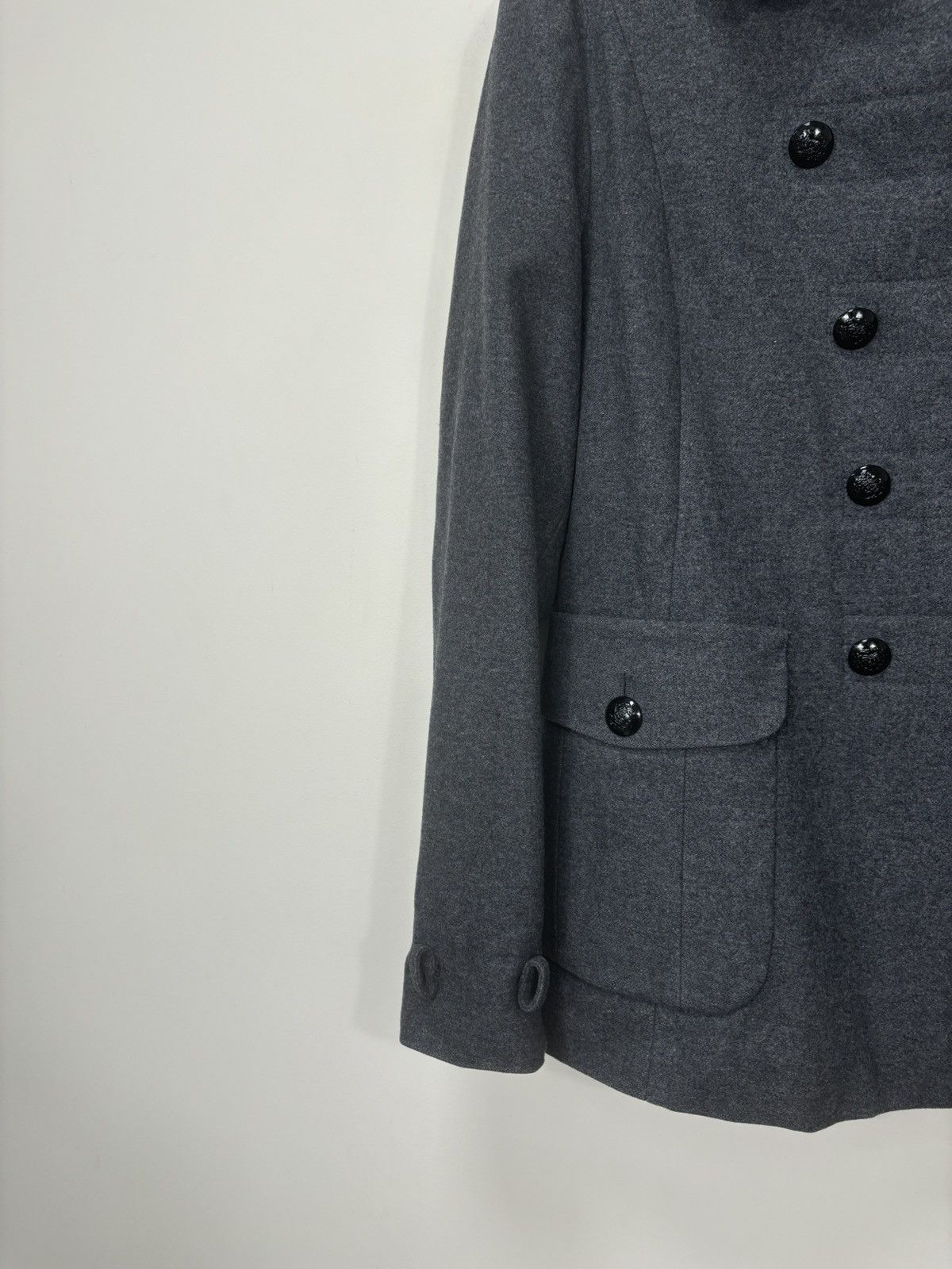 Burberry Thomas Burberry Women’s Double Breasted Wool Cashmere Coat Size M / US 6-8 / IT 42-44 - 6 Thumbnail