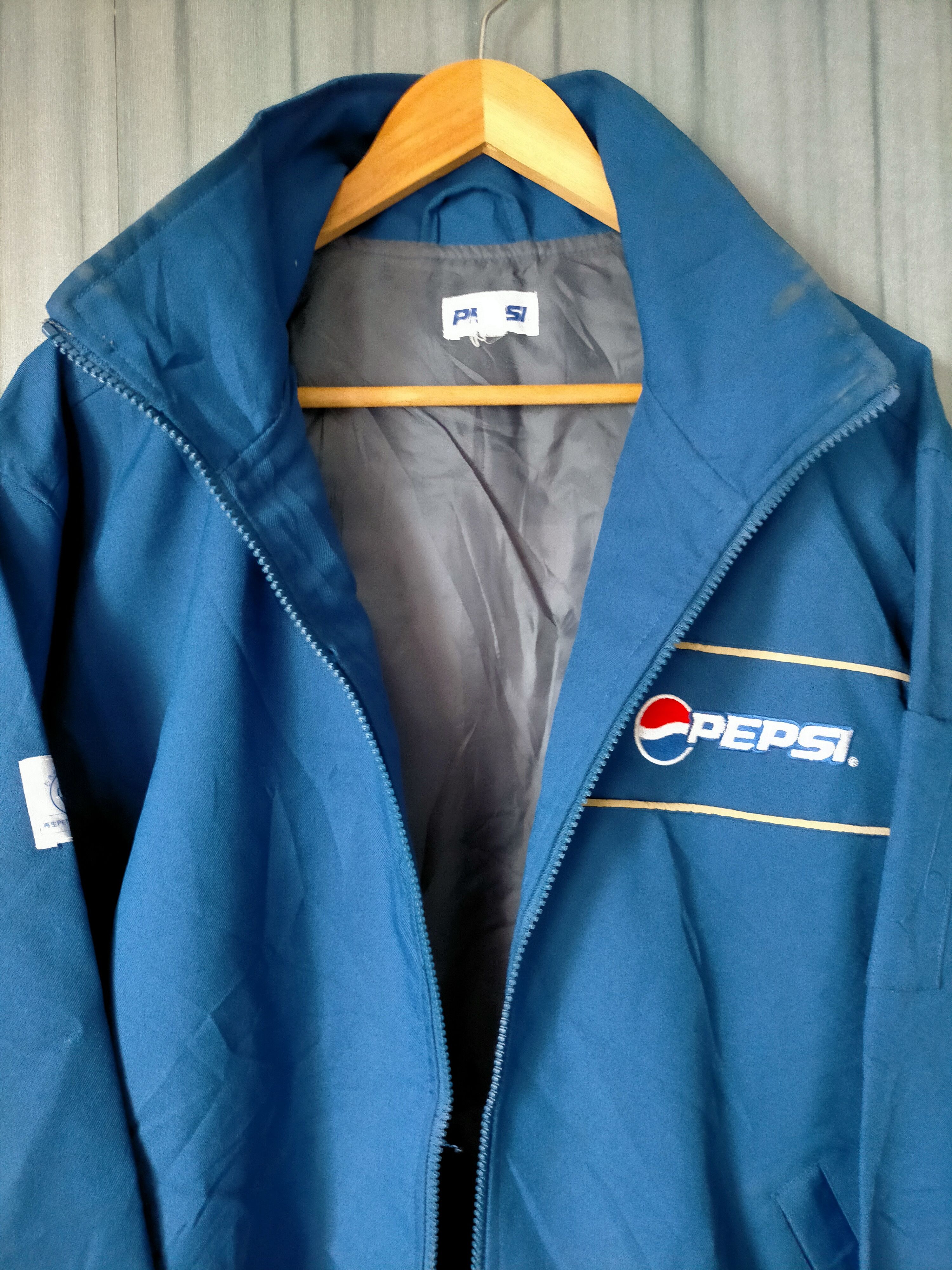 Pepsi Vintage PEPSI Workwear Embroidered Zipped Jacket Size US XXL / EU 58 / 5 - 3 Thumbnail