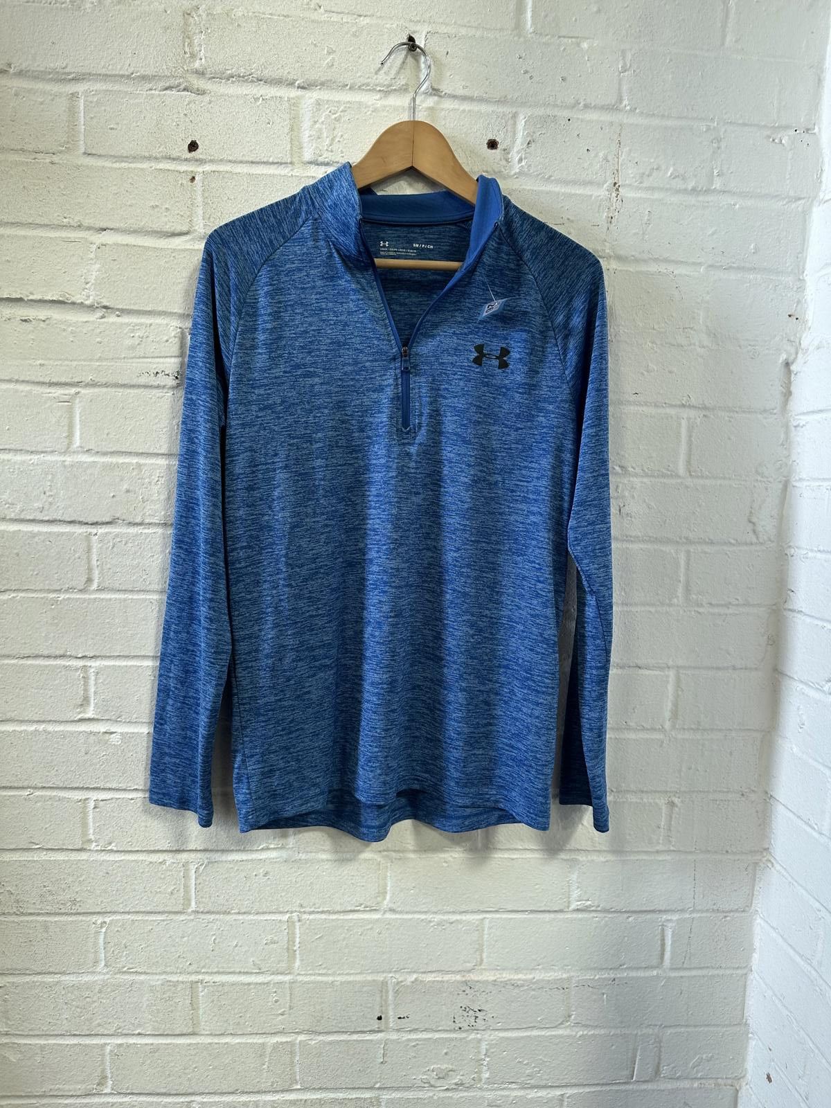 Under Armour Under Armour Men's Blue 1/4 Zip Activewear Pullover Size S Size ONE SIZE - 1 Thumbnail