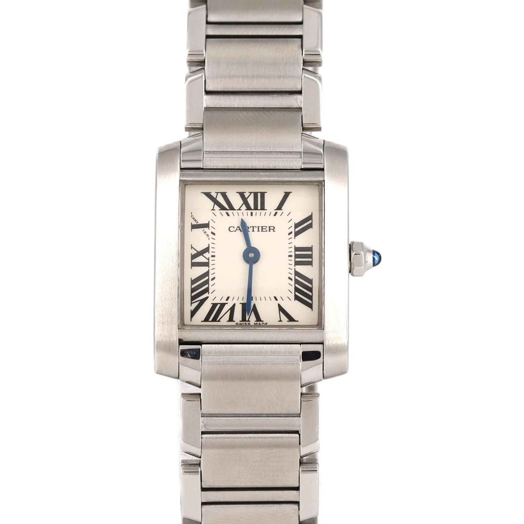 Cartier Cartier Tank Francaise SM W51008Q3 SS Wristwatch Quartz Size ONE SIZE - 1 Thumbnail