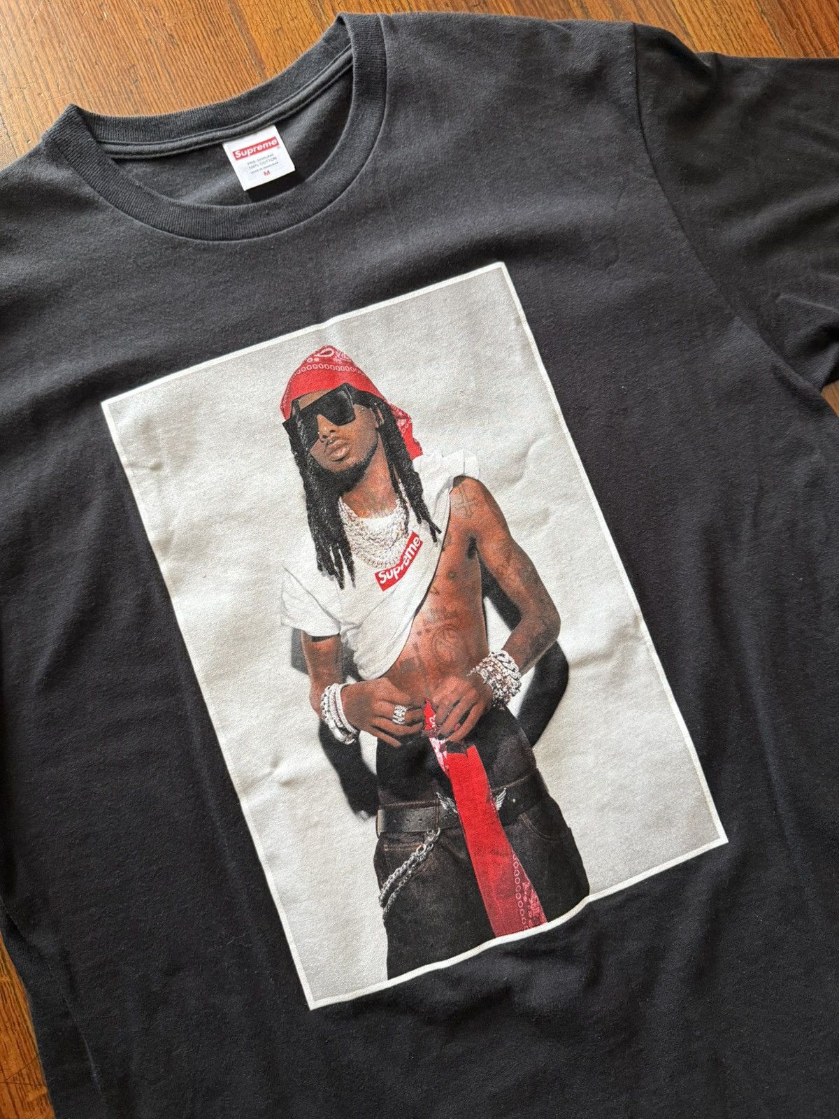 Supreme SUPREME X PLAYBOI CARTI TEE Size US M / EU 48-50 / 2 - 2 Thumbnail
