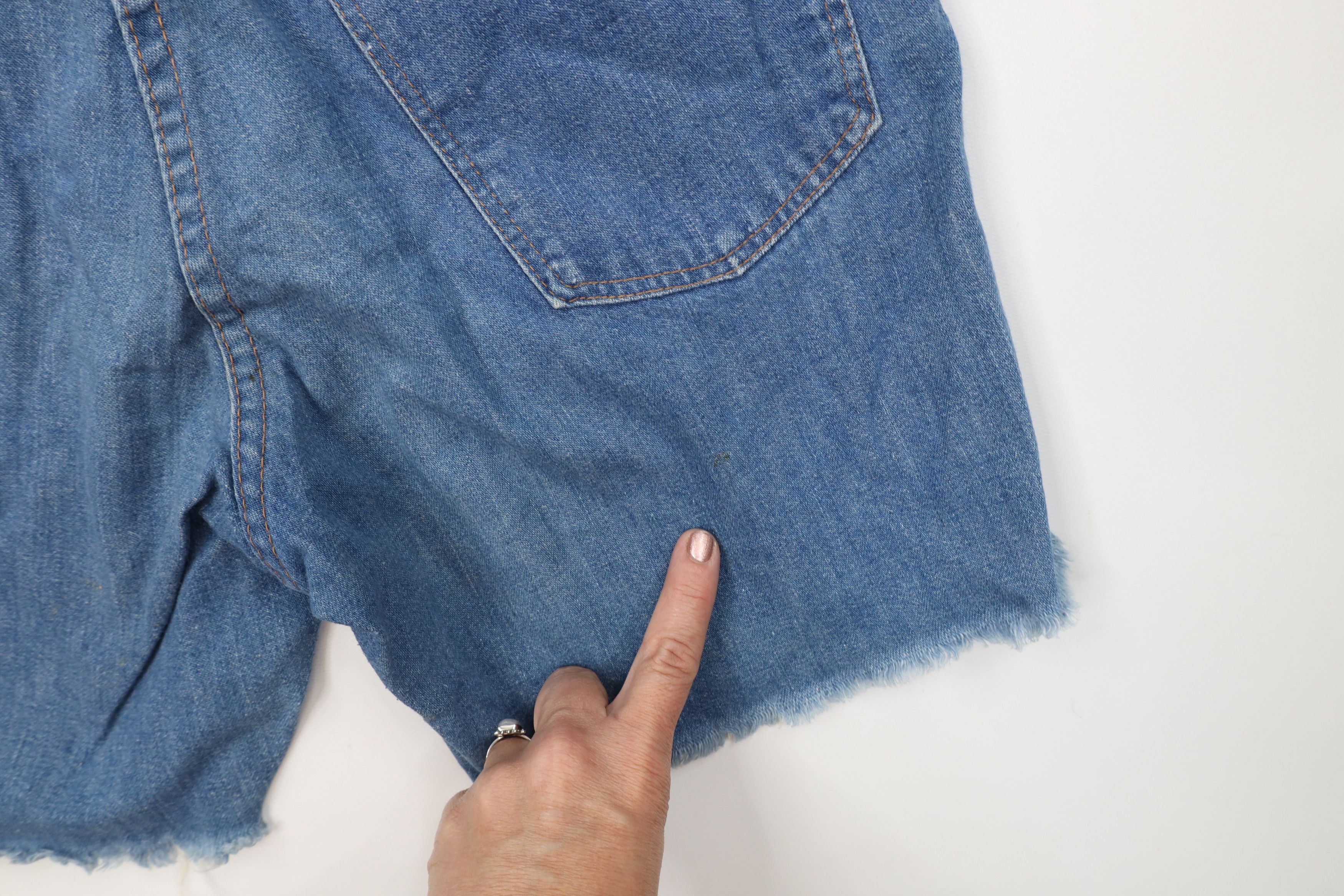 Vintage Vintage 60s 70s Streetwear Denim Jean Short Shorts USA Size US 30 / EU 46 - 14 Thumbnail