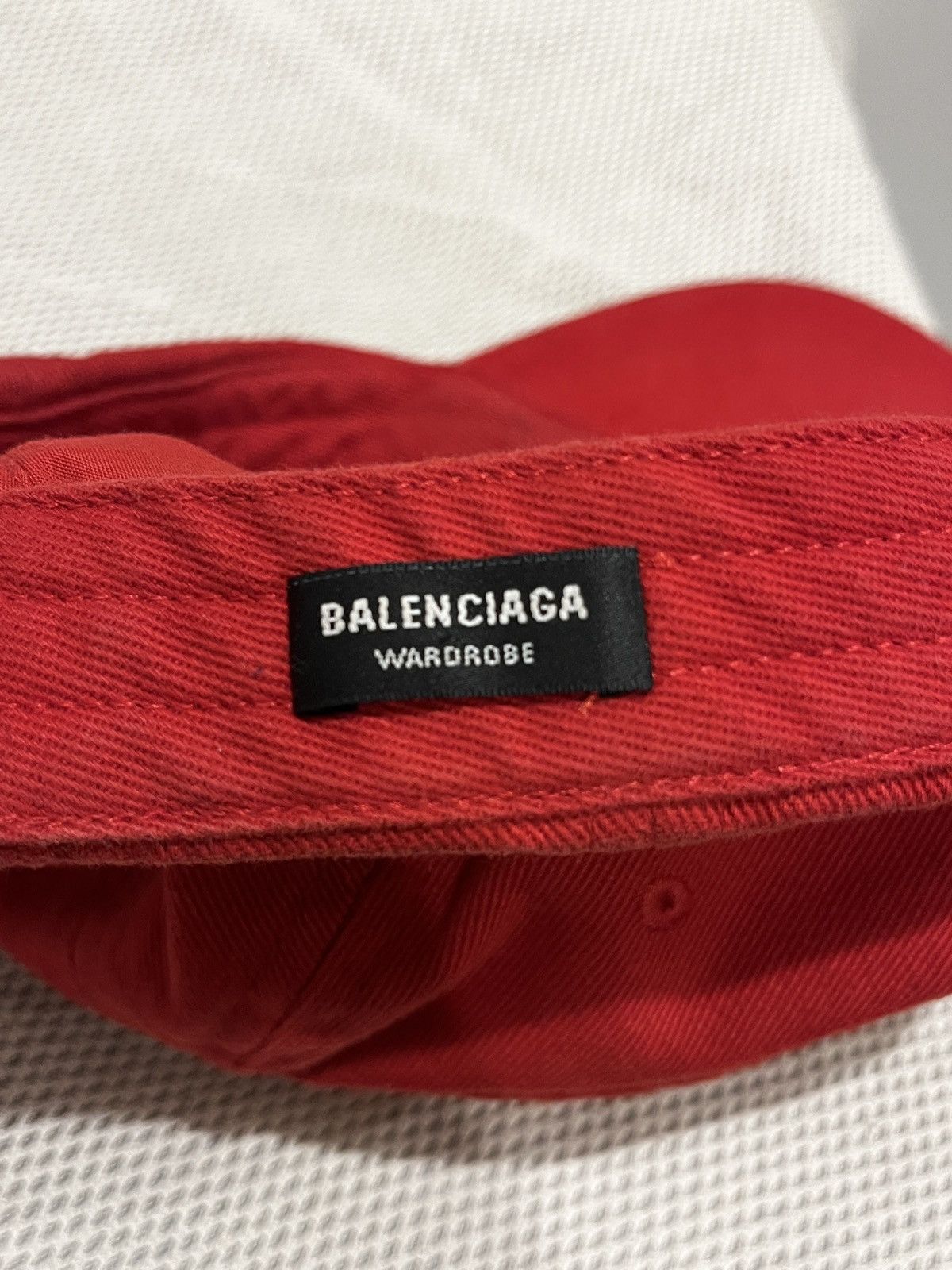 Balenciaga Balenciaga Red Front Logo Hat (unisex) Size ONE SIZE - 16 Thumbnail