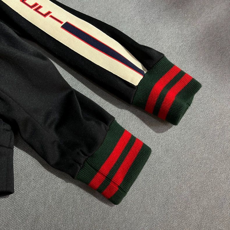 Gucci Gucci Black side sleeve logo school uniform jacket 2502-Nex Size US L / EU 52-54 / 3 - 4 Thumbnail