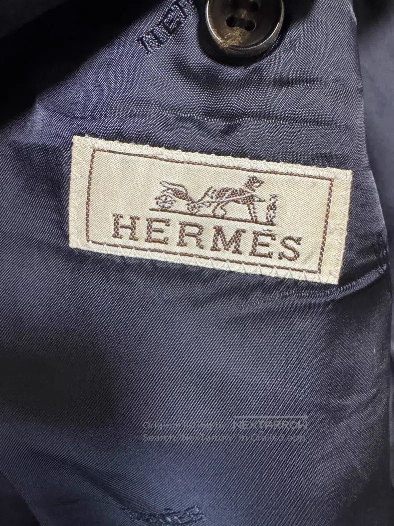 Hermes Hermes Cashmere Blazer Jacket, 90% Cashmere + 10% Mulberry Size 50R - 7 Thumbnail