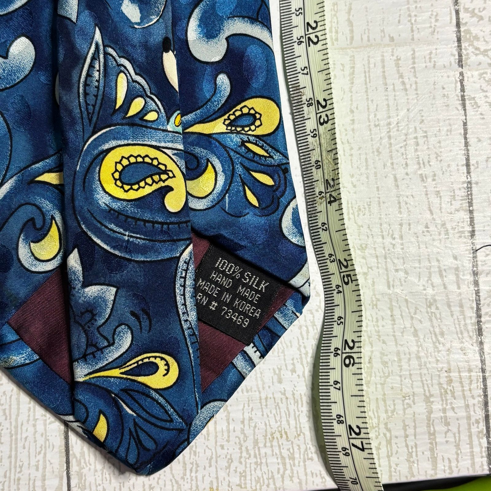 Disney Disney Store 100% Silk Paisley Necktie Size ONE SIZE - 5 Thumbnail