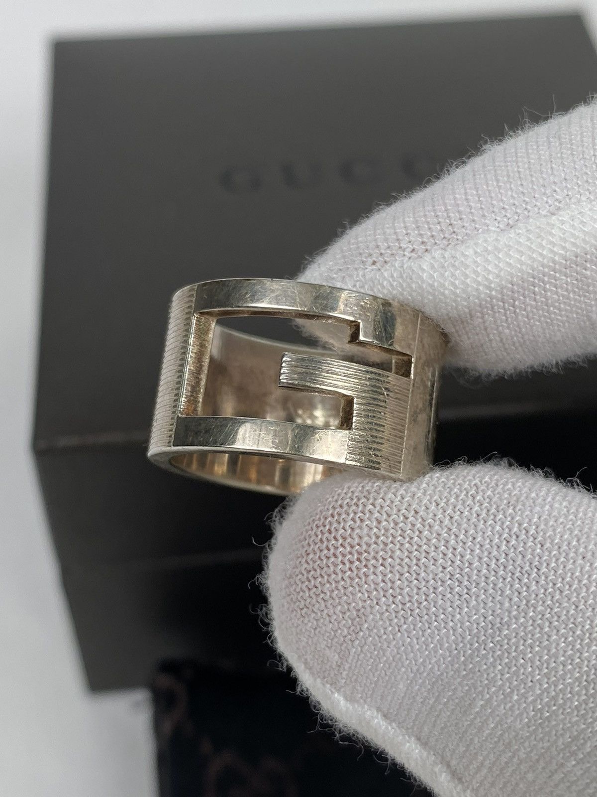 Gucci Gucci .925 Silver G Ring Size IT 8 Size ONE SIZE - 3 Thumbnail