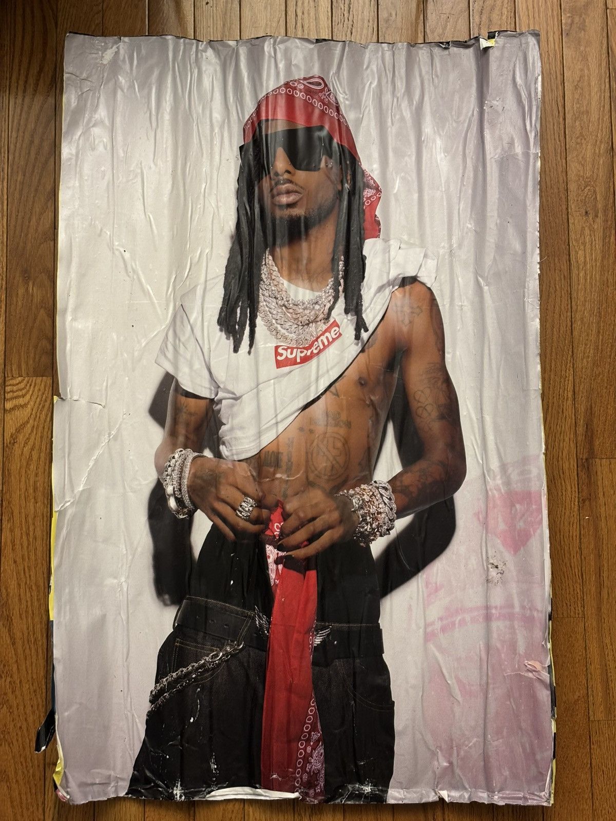 Supreme Supreme x Playboi Carti Poster | Grailed