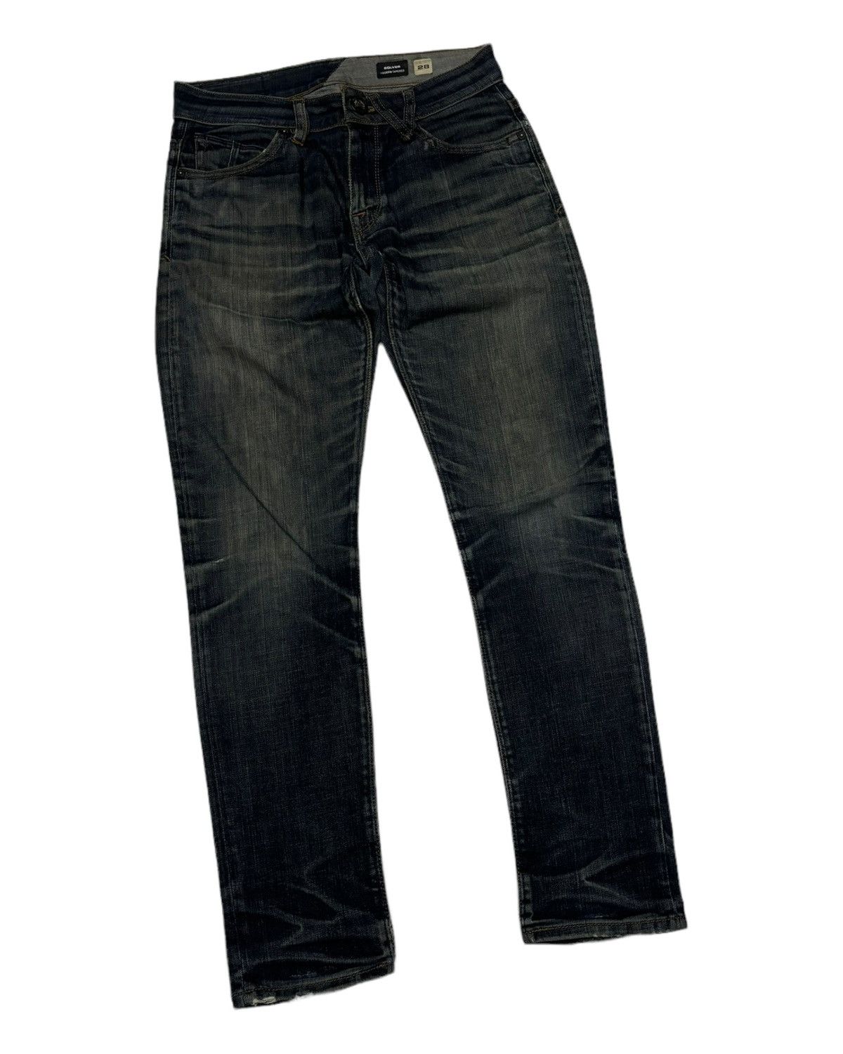 Affliction × Vintage × Volcom 🔥VINTAGE VOLCOM MODERN TAPERER DISTRESS DENIM JEANS Size US 28 / EU 44 - 3 Thumbnail