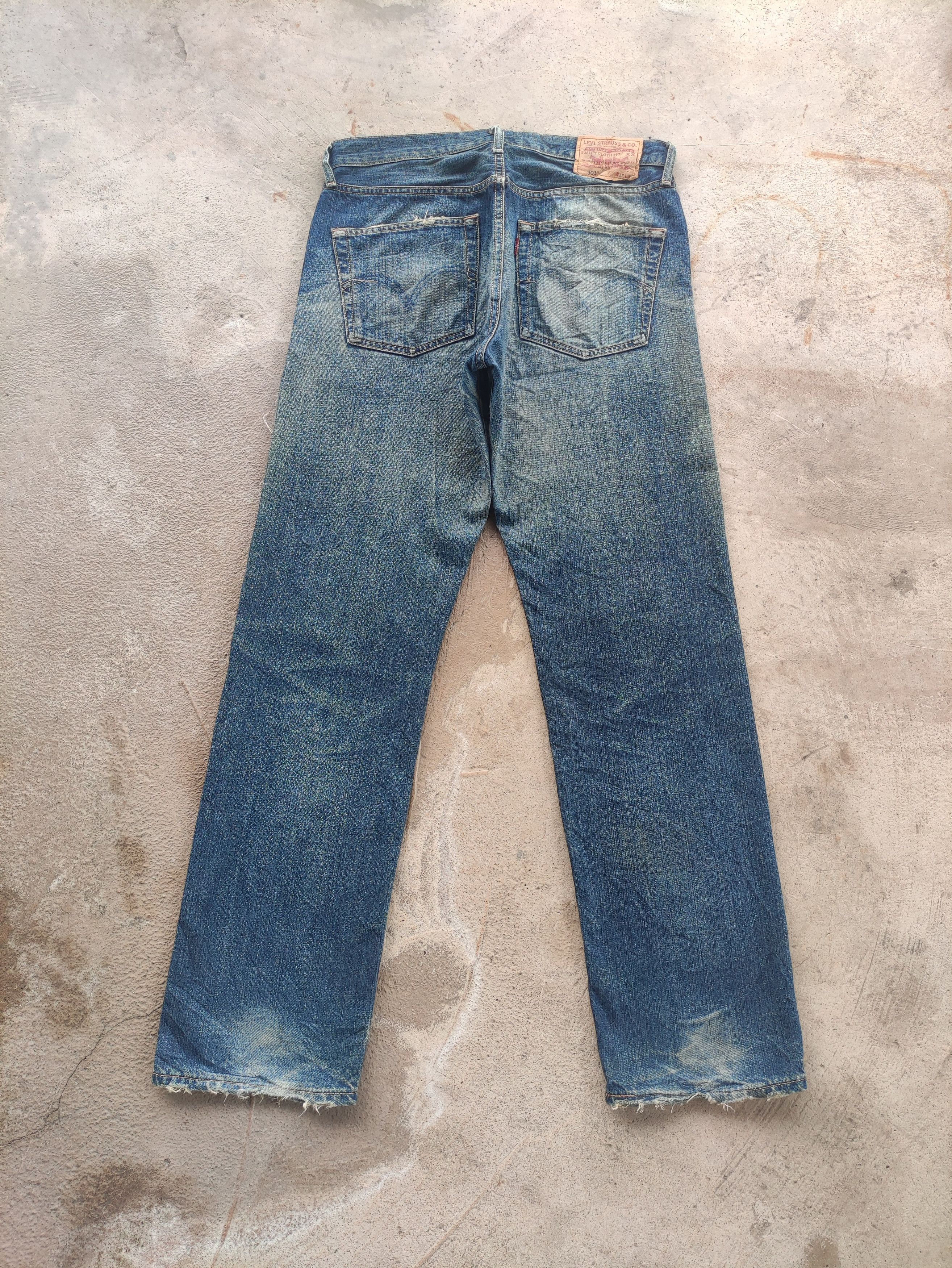 Levi's Vintage Levis 501 Jean Distressed Faded Denim Size US 34 / EU 50 - 9 Thumbnail