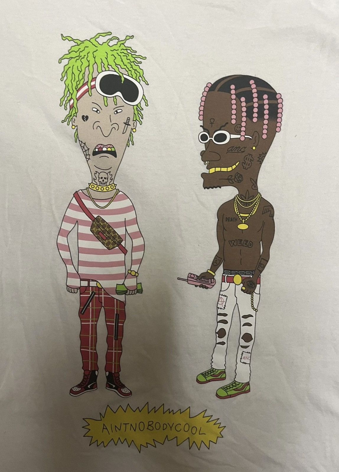 aintnobodycool aintnobodycool CLOUT BROS tee SoundCloud beavis & butthead Size US S / EU 44-46 / 1 - 4 Thumbnail