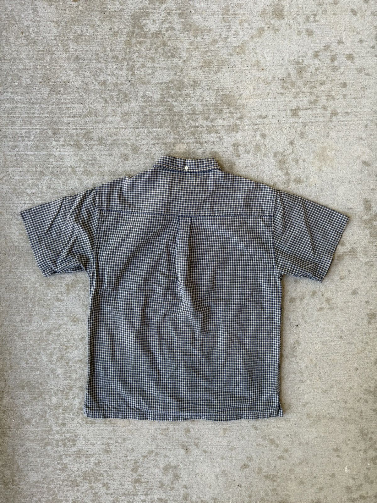 Vintage Y2K Button Up Collared Seersucker Plaid Short Sleeve Shirt Size US L / EU 52-54 / 3 - 6 Thumbnail