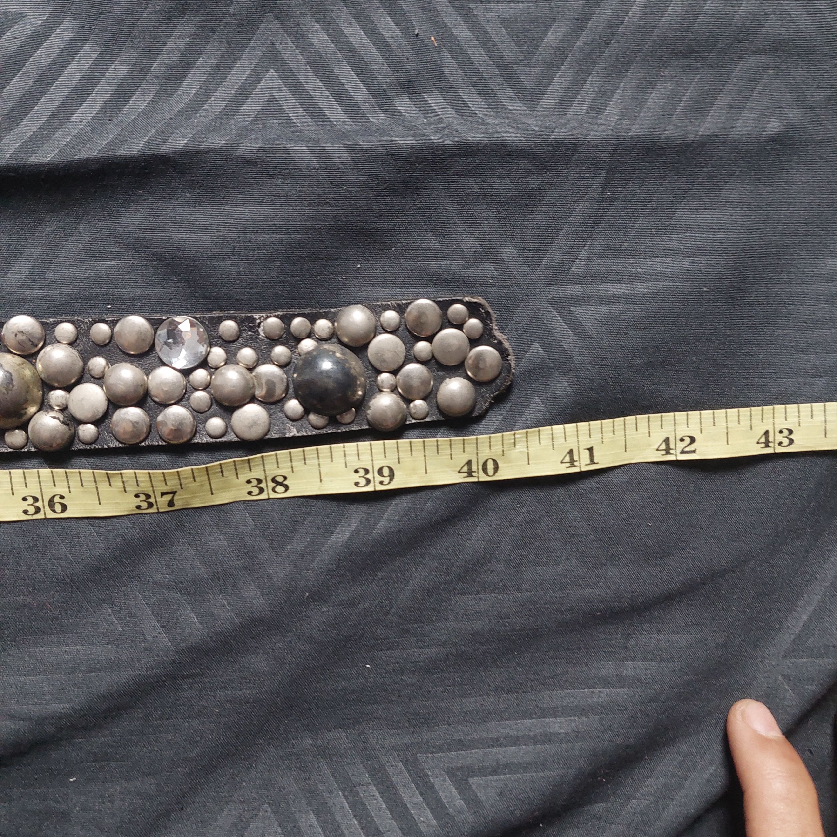 Vintage Studed belt Size ONE SIZE - 10 Thumbnail