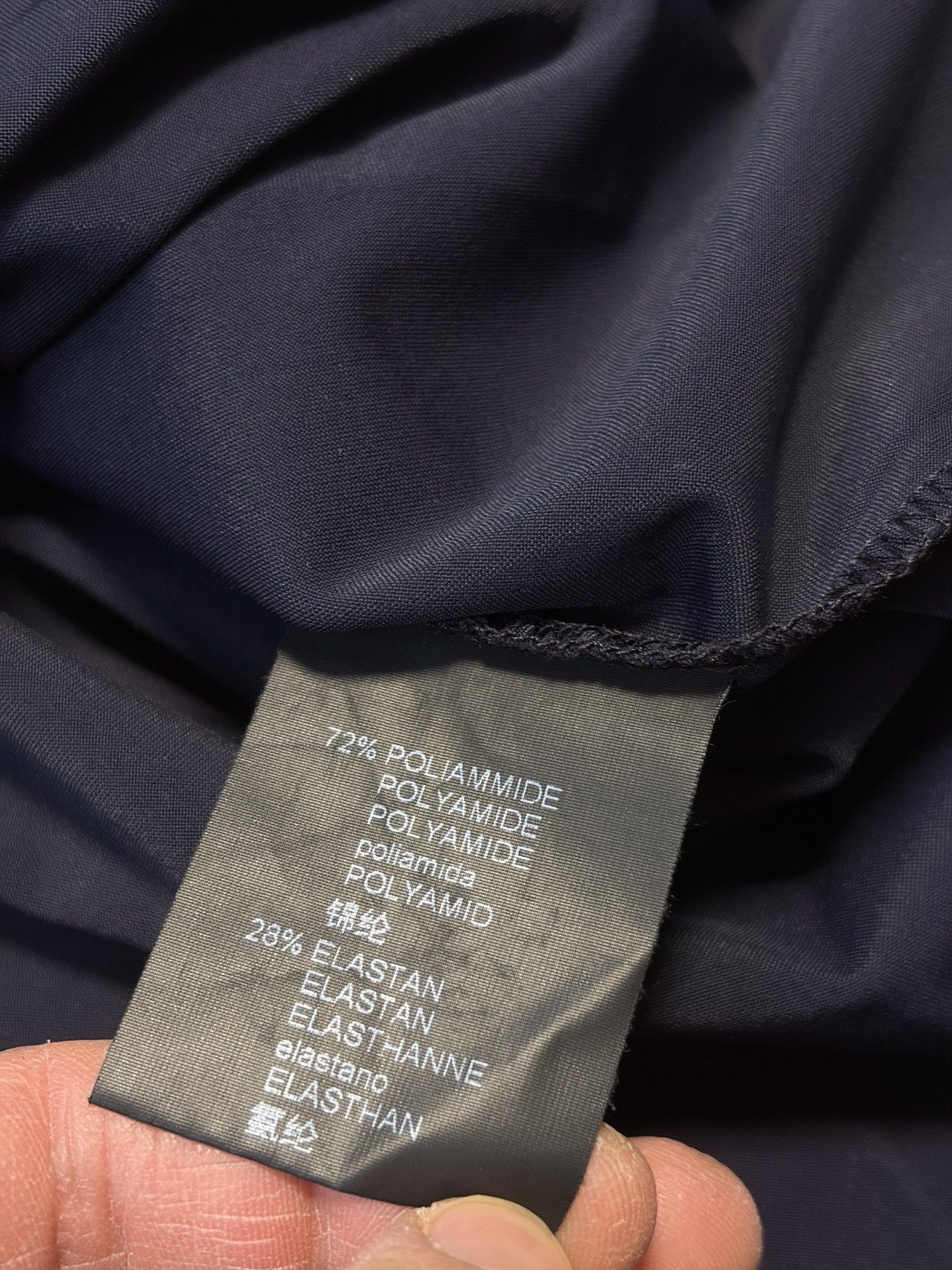 Corneliani Corneliani Polyamide Navy Blue Crewneck T-shirt Size US XL / EU 56 / 4 - 8 Thumbnail