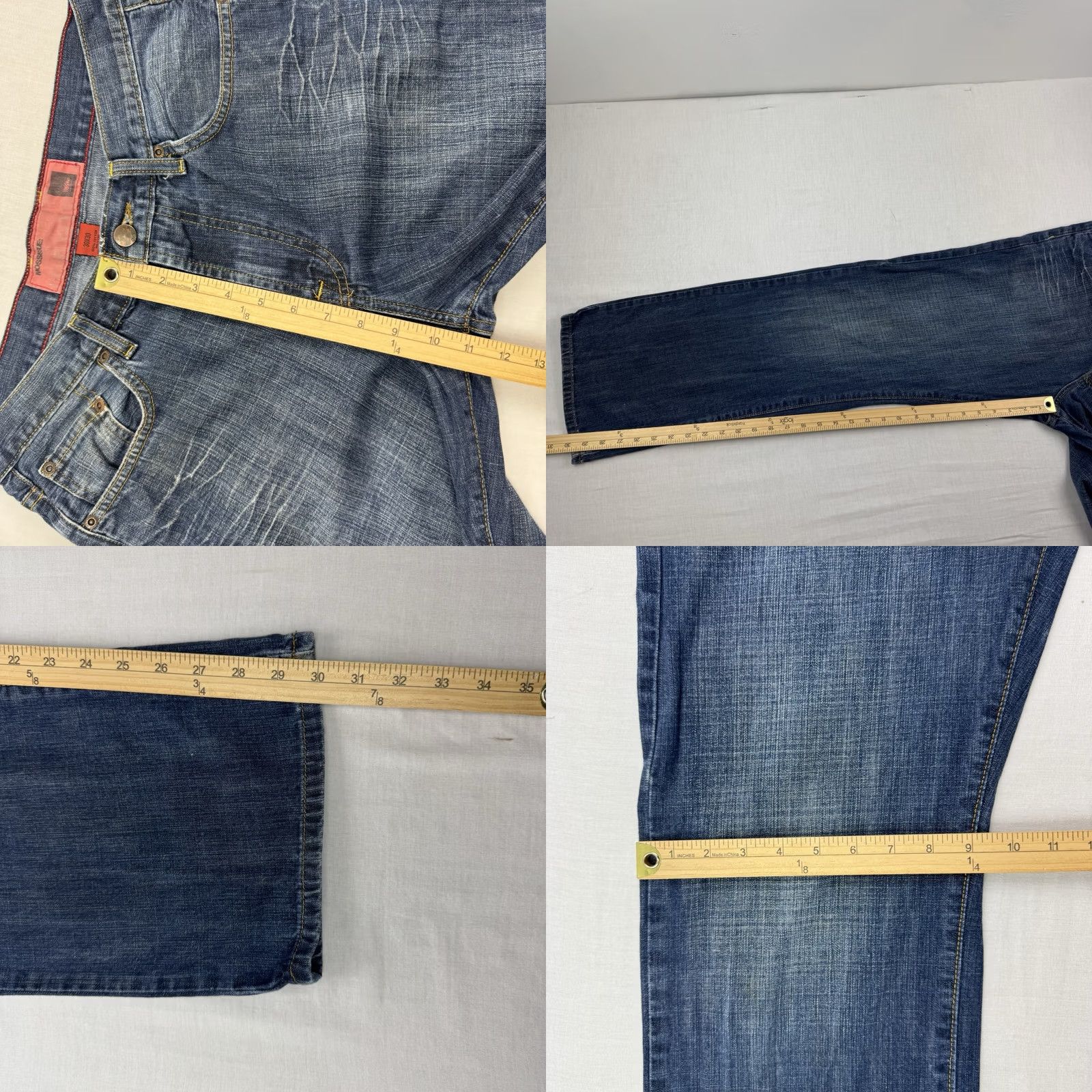 Mossimo VINTAGE Mossimo Jeans Men's 30x30 Baggy Relaxed Hipster Y2K 90s Punk USA Blue Cotton Jeans Relaxed Straight Mens 30 Inseam XS-? Size US 30 / EU 46 - 8 Thumbnail