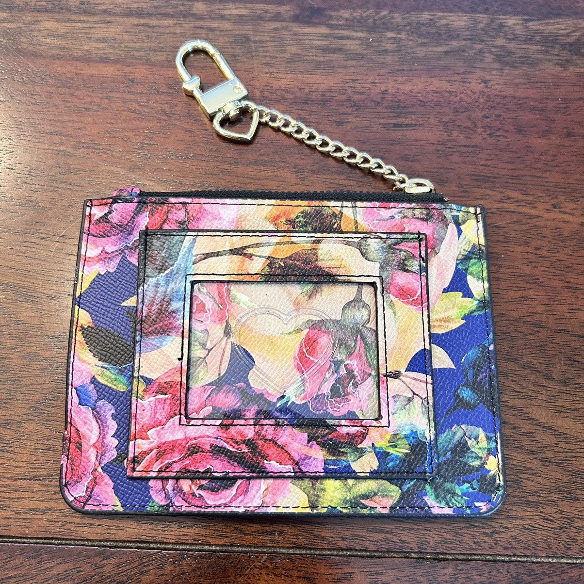Betsey Johnson Betsy Johnson Pom Pom Wallet Multi Colored Floral NWOT Size ONE SIZE - 3 Thumbnail