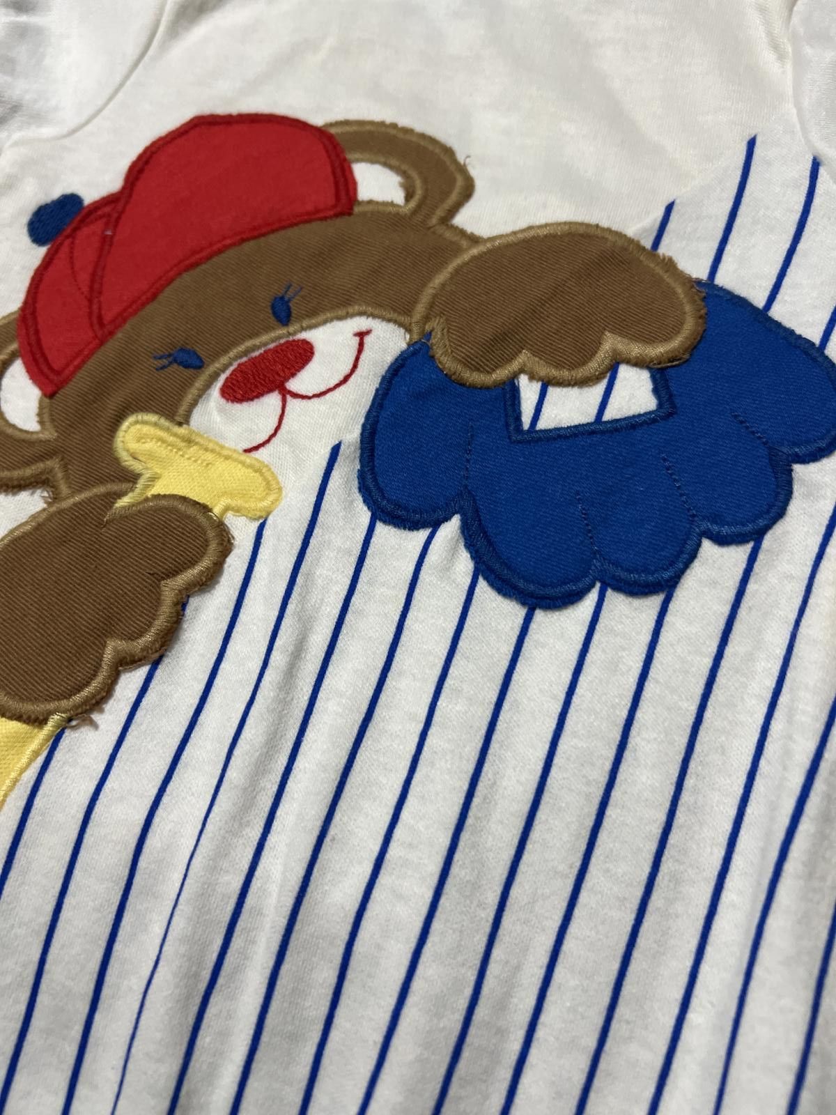 Other Little me Vintage Cotton Baseball Romper Bear Applique Size US 26 / EU 42 - 2 Thumbnail