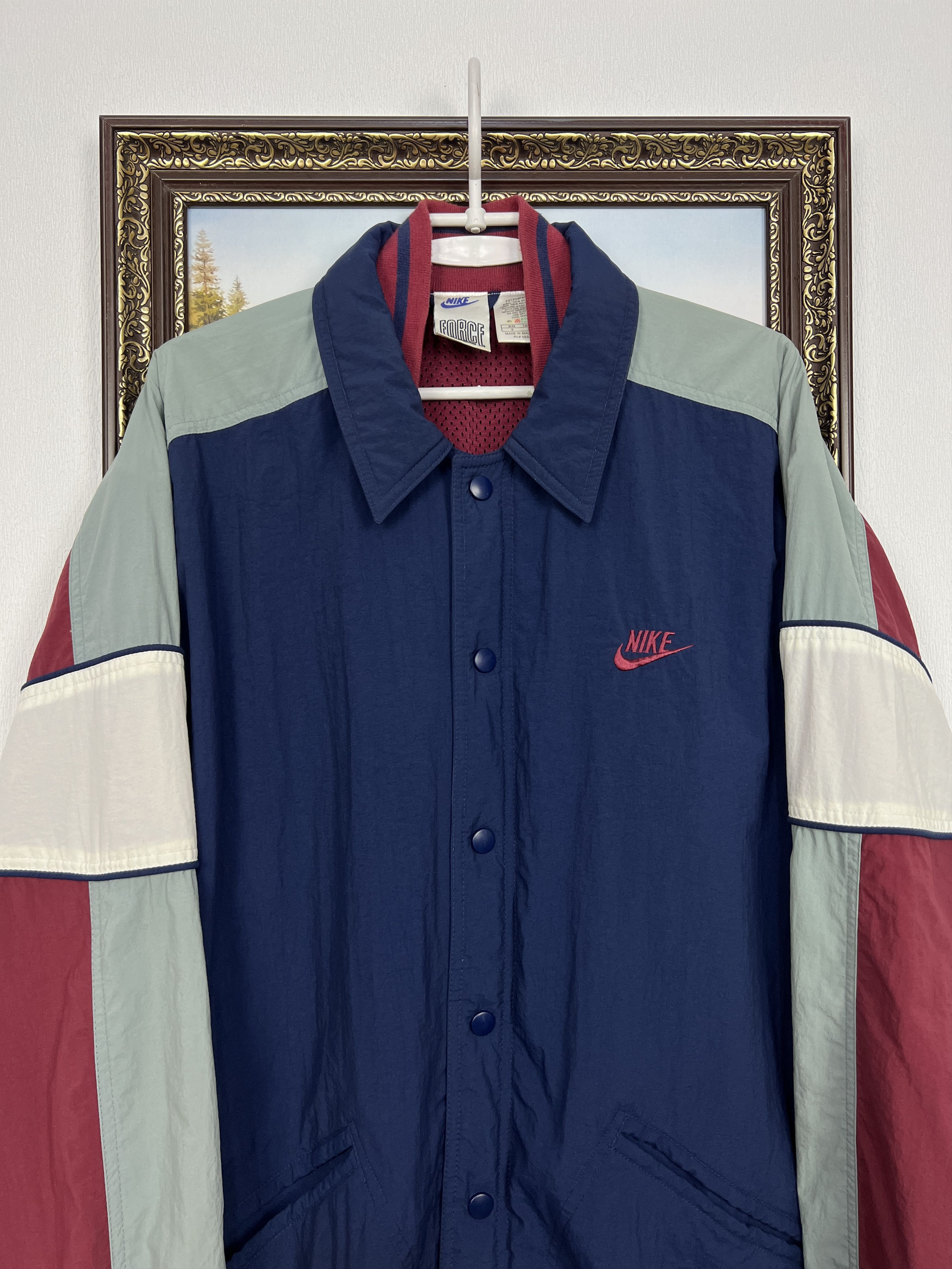 Nike Vintage 90's Nike Force Basketball Jacket Mens Size US M / EU 48-50 / 2 - 4 Thumbnail