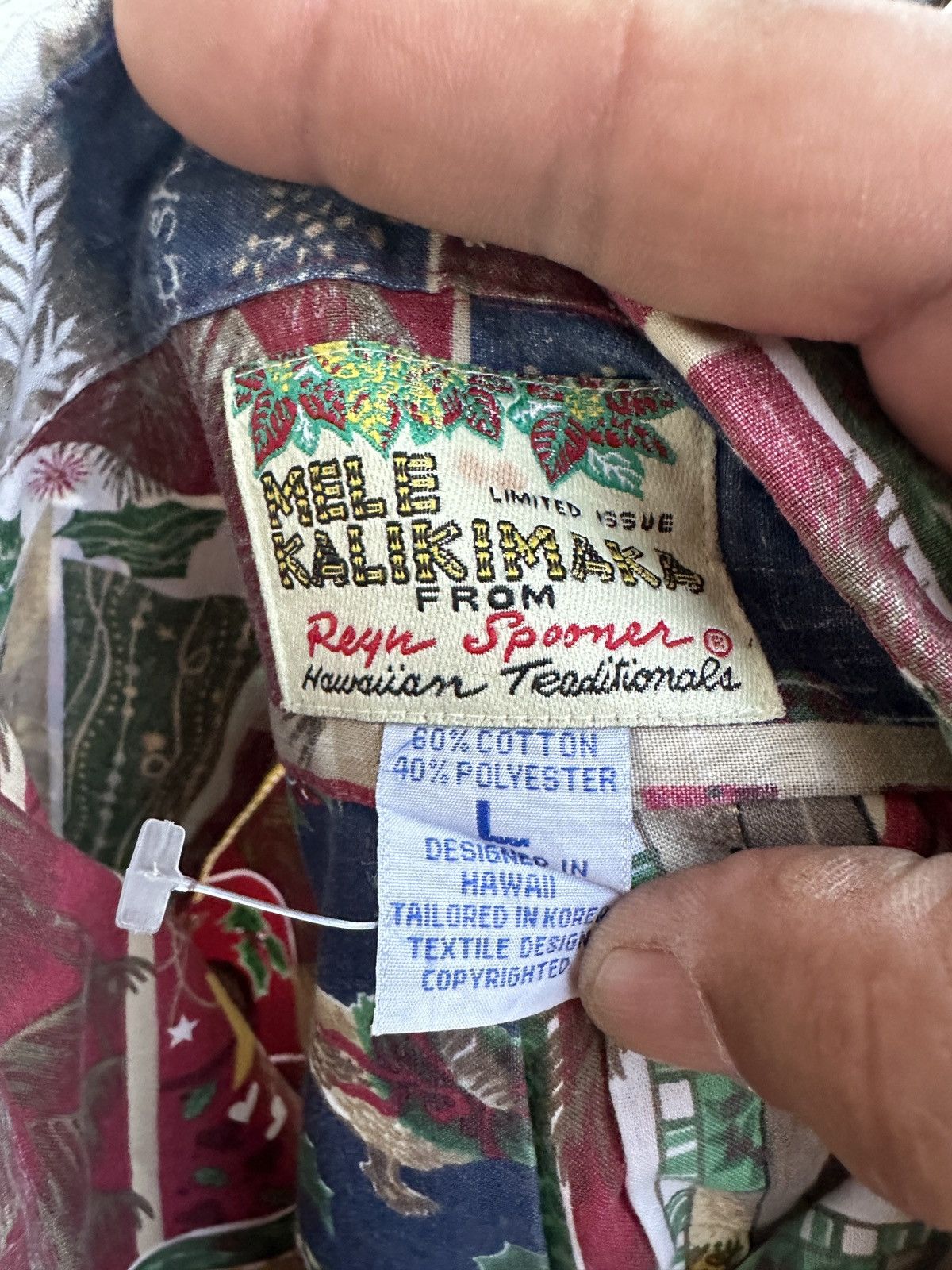 Reyn Spooner PreOwned Reyn Spooner Mele Kalikimaka Multicolored Men's L Size US L / EU 52-54 / 3 - 4 Thumbnail