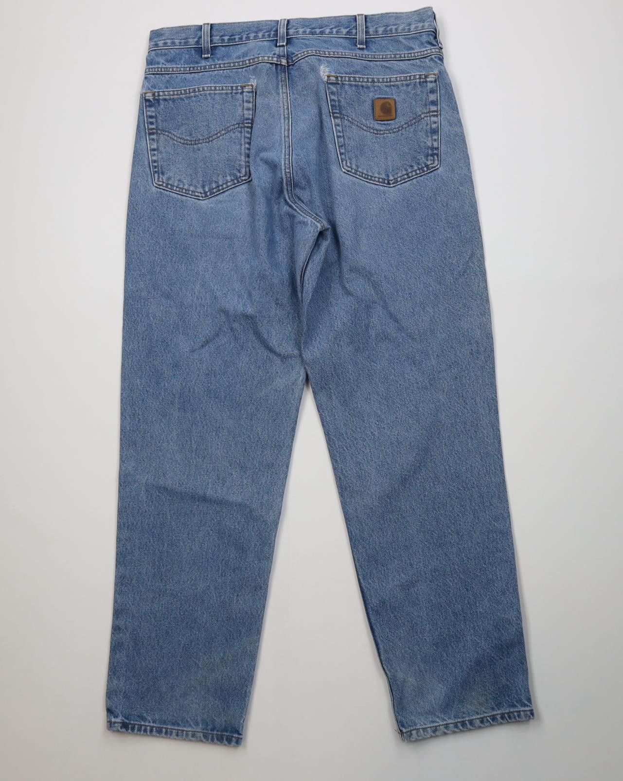 Carhartt Vintage Y2K Carhartt Relaxed Fit Tapered Leg Jeans Blue Size US 36 / EU 52 - 11 Thumbnail