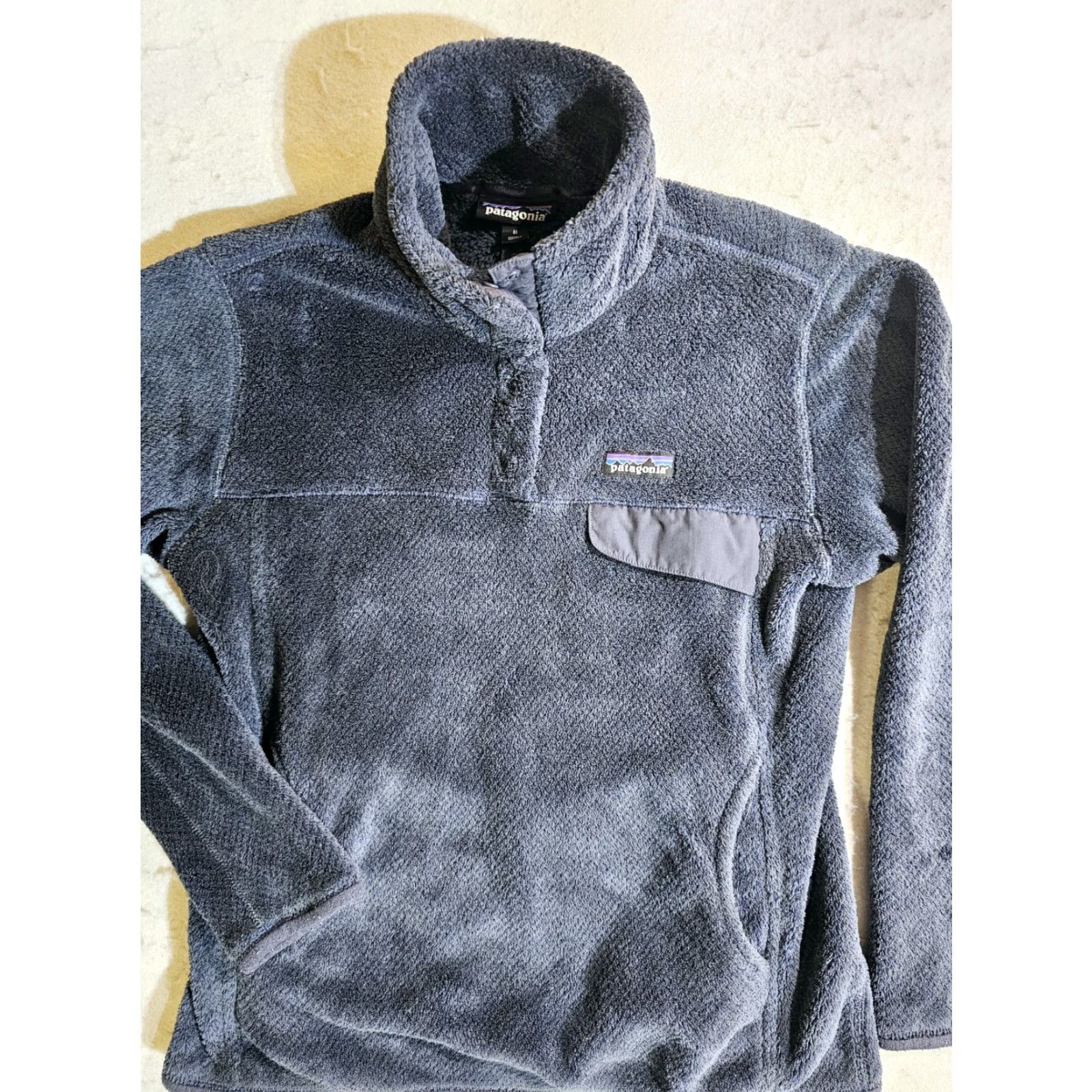 Patagonia Patagonia Signature Re-Tool Snap T Fleece Pullover Navy Blue Womens Size Medium Size M / US 6-8 / IT 42-44 - 2 Thumbnail