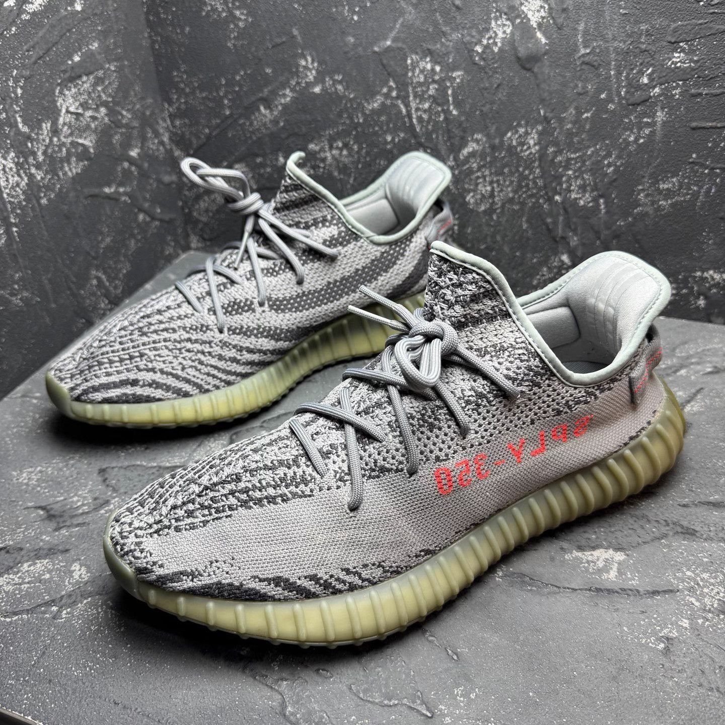 Adidas Adidas YEEZY350 Gray Lowtop Sneakers 14 Men Size US 14 / EU 47 - 1 Thumbnail