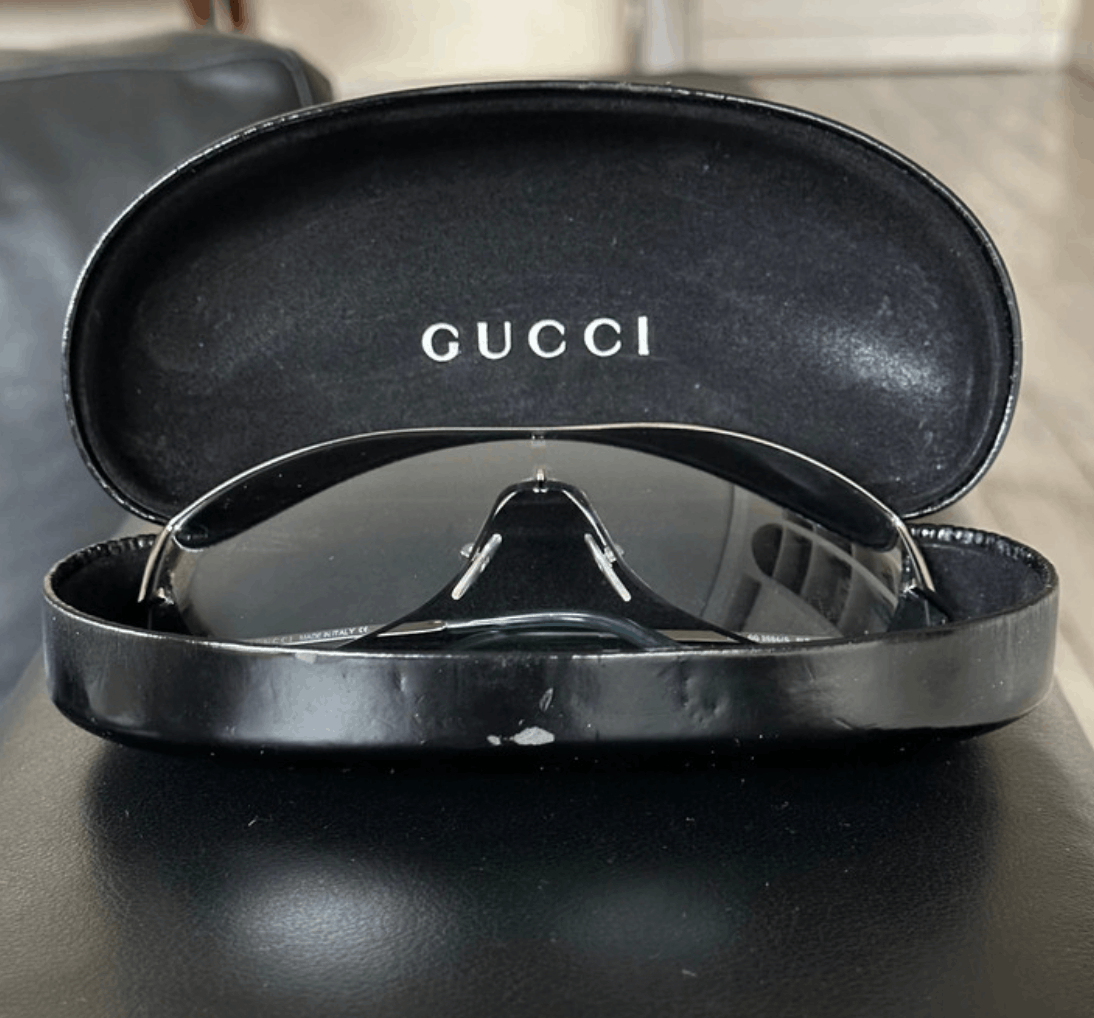 Gucci × Tom Ford × Vintage GUCCI Sunglasses Shield Rimless 90s Wrap GG2684 Size ONE SIZE - 7 Thumbnail
