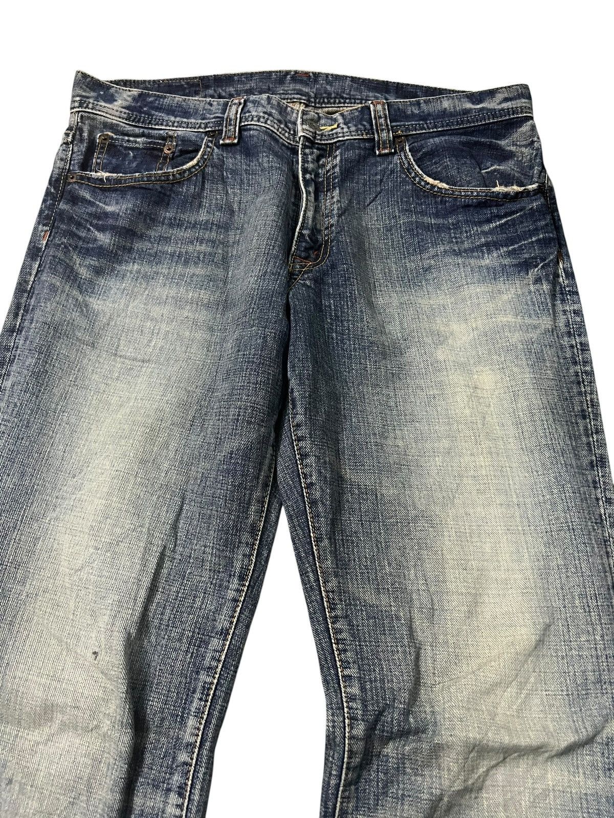 Japanese Brand Bootcut GL Heart Mud Wash Jean Size US 34 / EU 50 - 3 Thumbnail