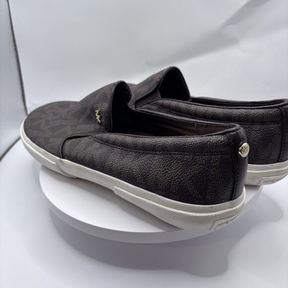 Michael Kors Michael Kors Keaton Signature Logo Brown Sneakers Women 8M Size US 8 / IT 38 - 5 Thumbnail