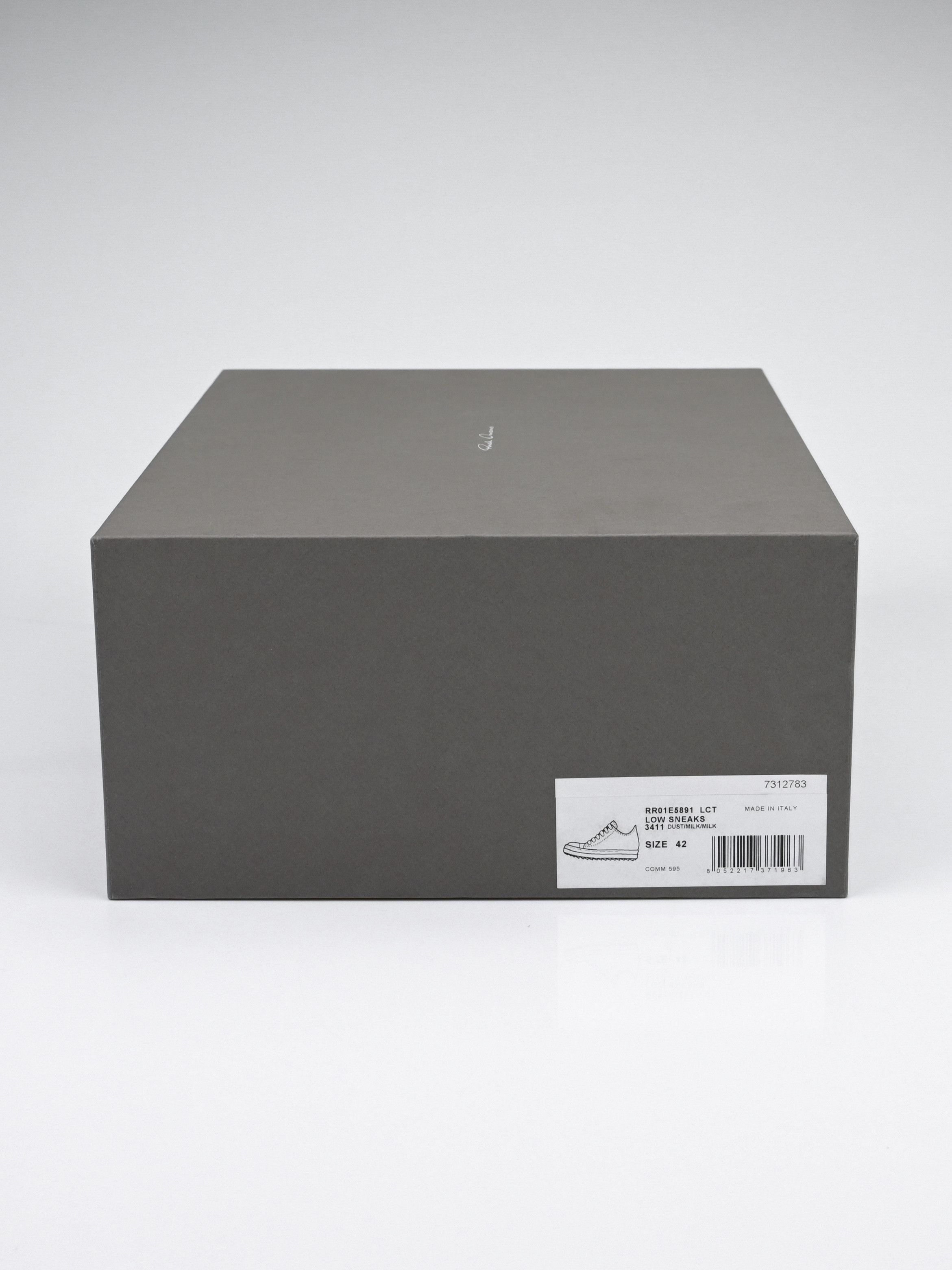 Rick Owens NEW Transparent Leather Low Top Ramones Size US 9 / EU 42 - 15 Thumbnail